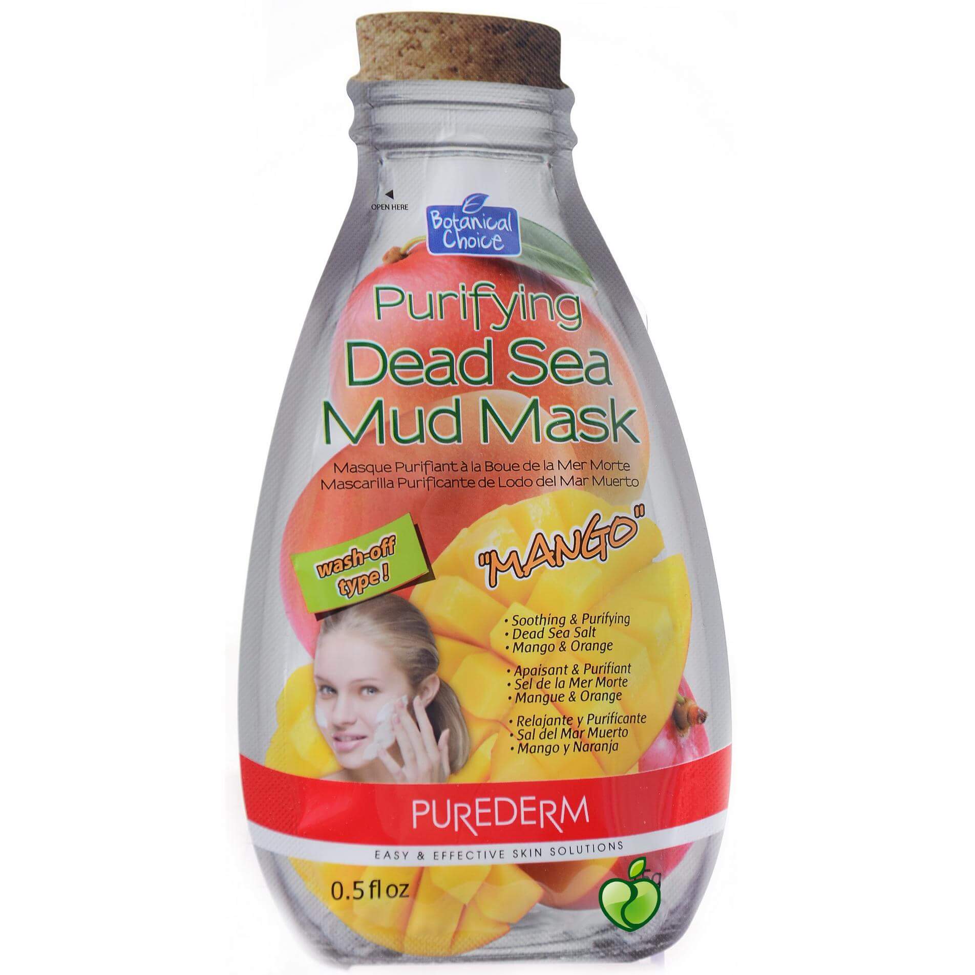 Vican Purederm Purifying Dead Sea Mud Mask Mango Μάσκα Καθαρισμού για το Ταλαιπωρημένο Δέρμα 15g
