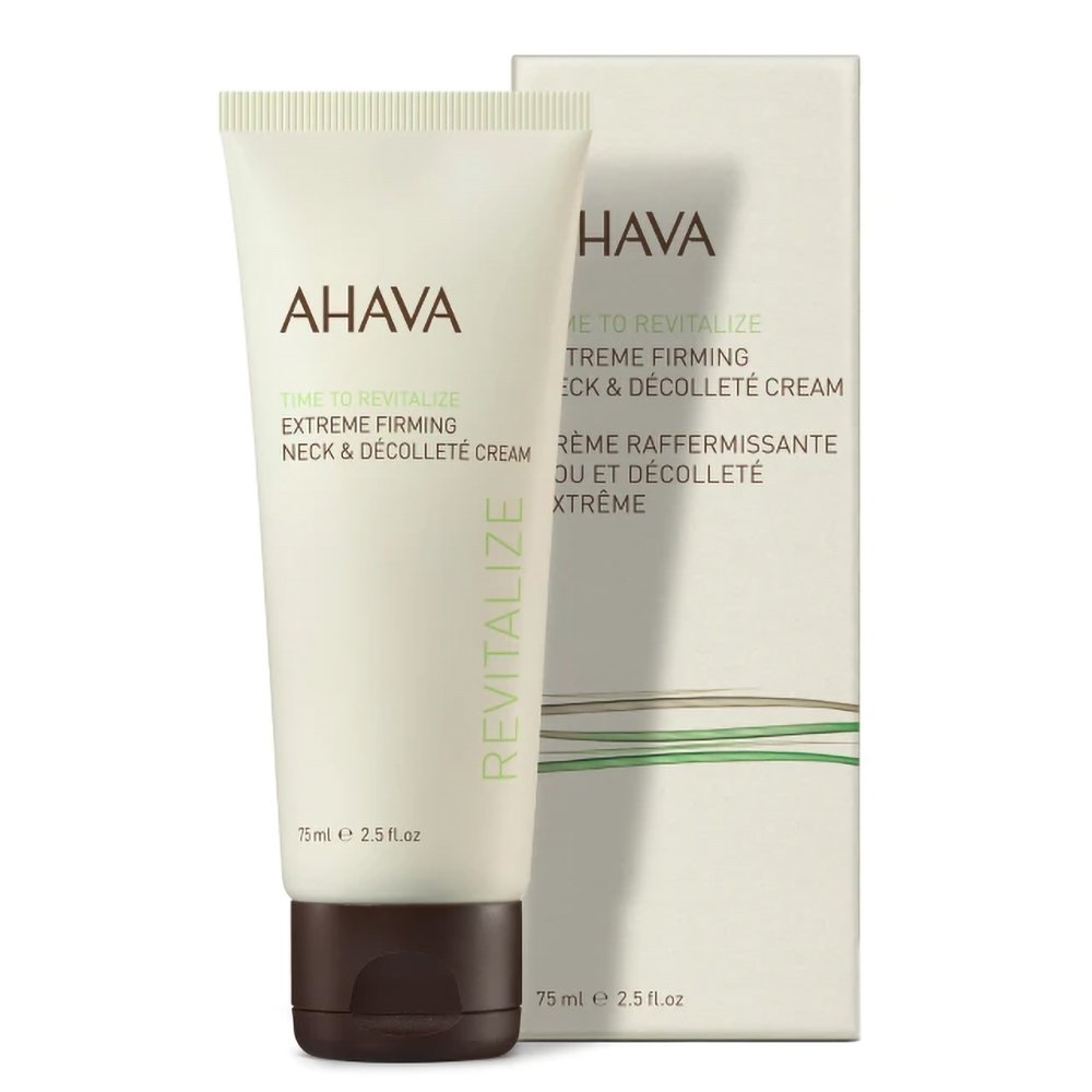 Ahava Time To Revitalize Extreme Firming Neck & Decollete Cream Κρέμα Σύσφιξης για τον Λαιμό & το Ντεκολτέ 75ml