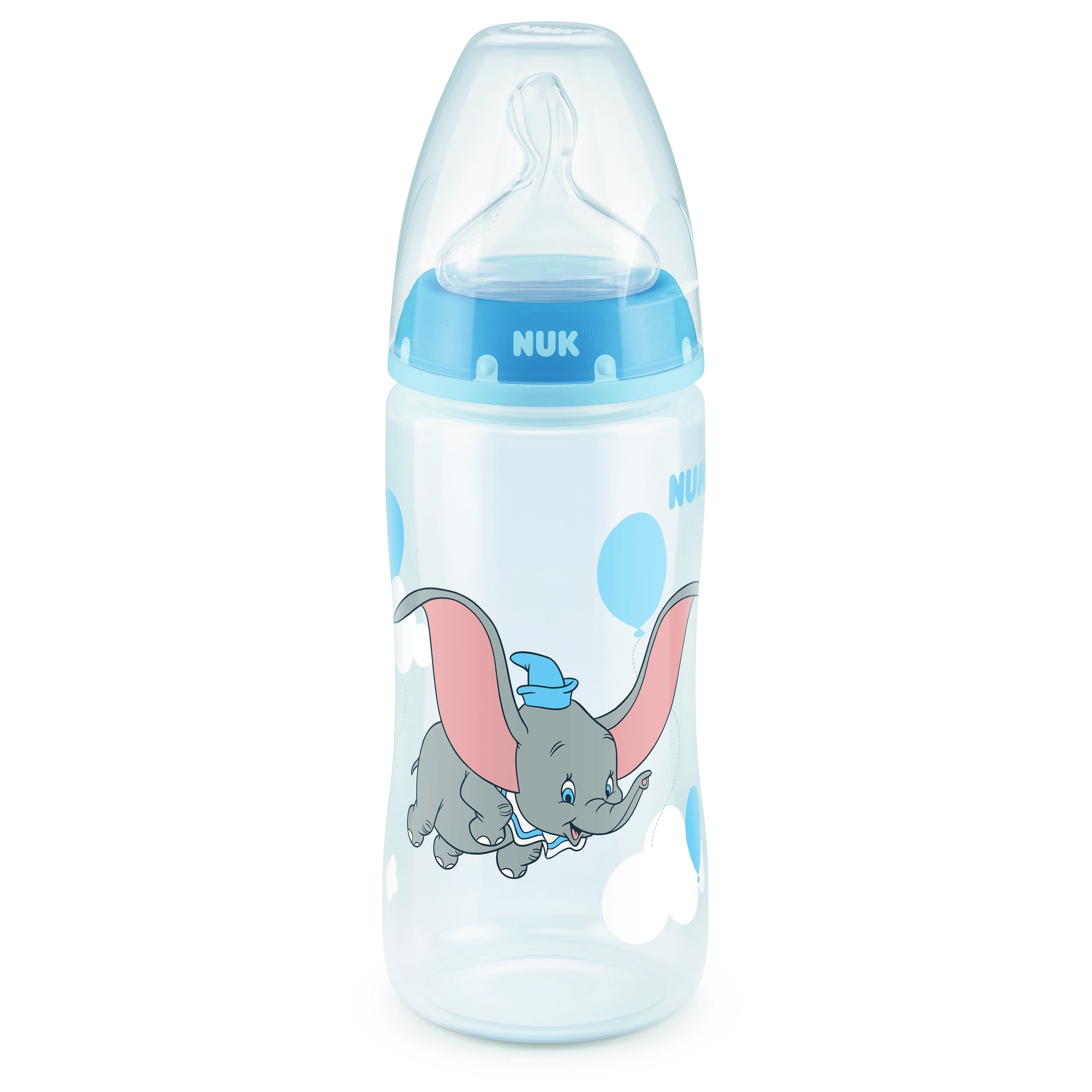Nuk First Choice Kiddy Cup 12+m Disney Παγουράκι με Ρύγχος Ντάμπο το Ελεφαντάκι Γαλάζιο 300ml 1 Τεμάχιο
