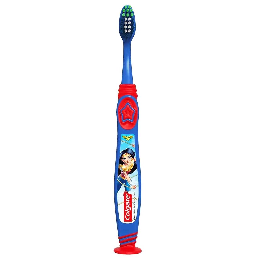 Colgate Kids Wonder Woman Soft 6+ Years Οδοντόβουρτσα Μαλακή Σχεδιασμένη για τις Ανάγκες των Παιδιών 6 Χρονών & Άνω 1 Τεμάχιο