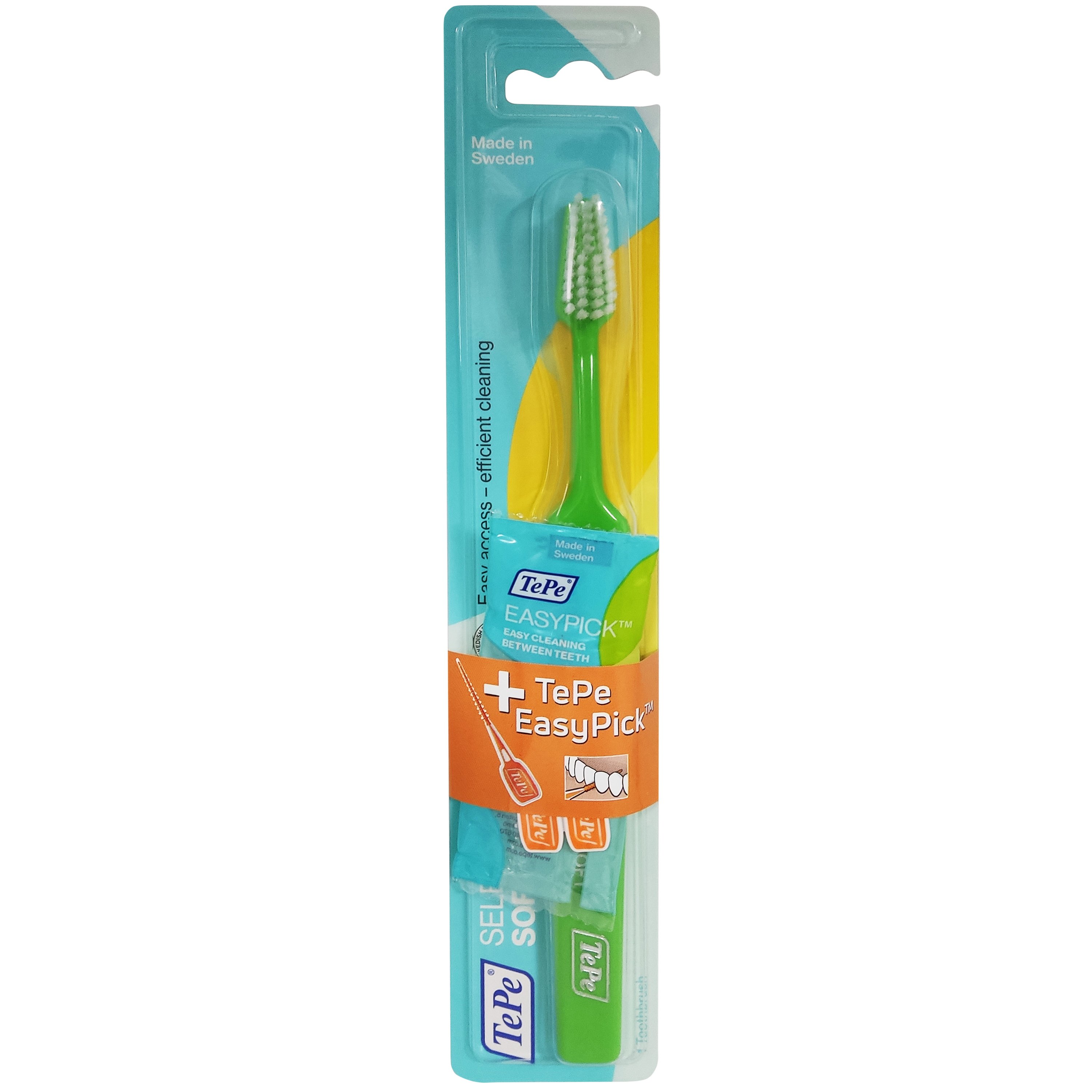 Tepe Promo Select Soft Green Toothbrush 1 Τεμάχιο & Δώρο Easy Pick 2 Τεμάχια