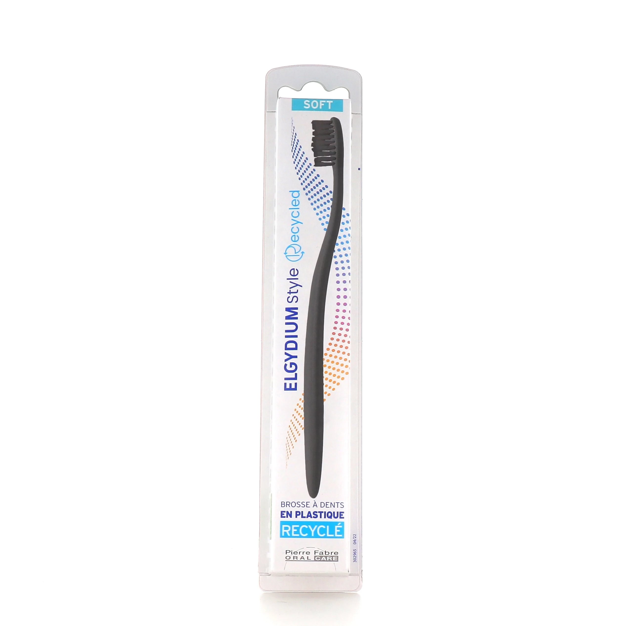 Elgydium Style Recycled Toothbrush Soft Χειροκίνητη Οδοντόβουρτσα Κατασκευασμένη Από Ανακυκλώσιμα Υλικά 1 Τεμάχιο – Μαύρο