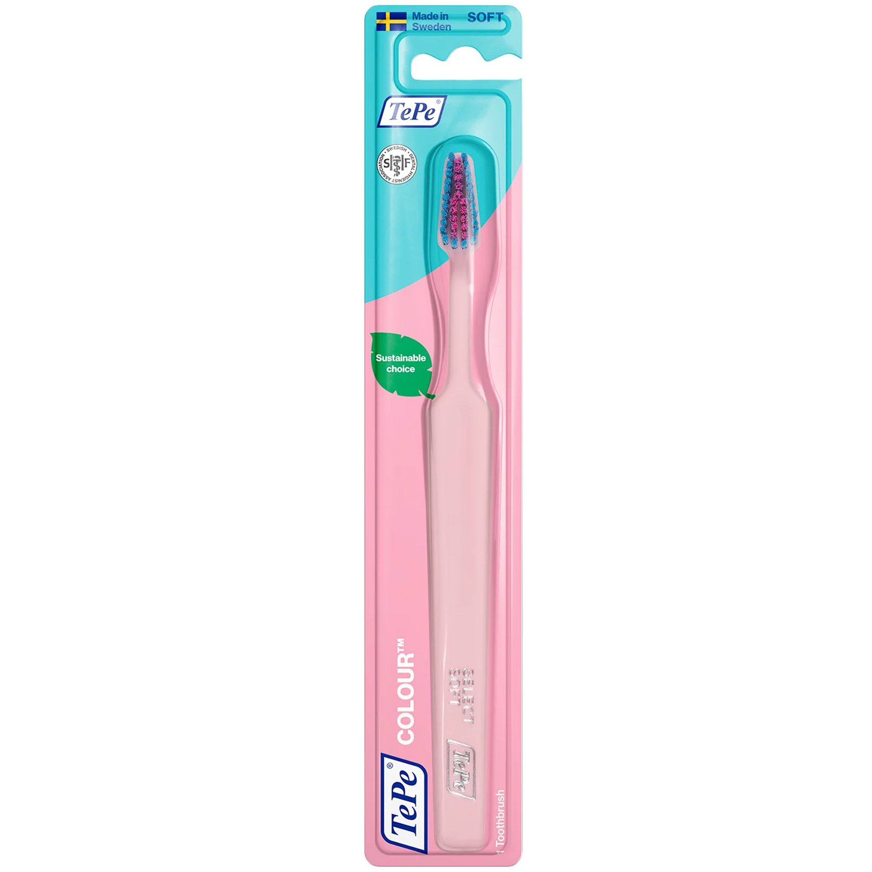TePe Colour Select Soft Μαλακή Οδοντόβουρτσα για Αποτελεσματικό & Απαλό Καθαρισμό 1 Τεμάχιο – Ροζ