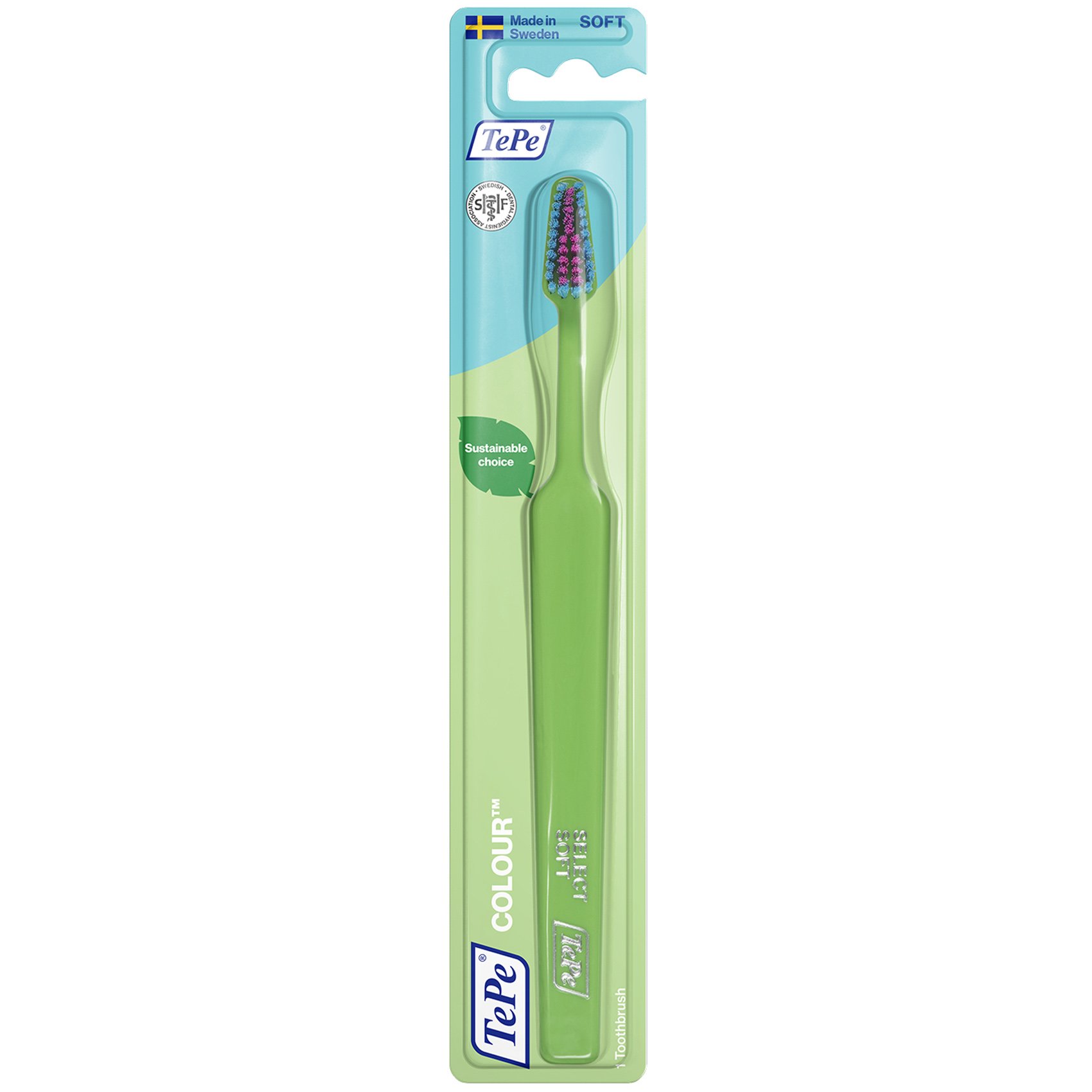 TePe Colour Select Soft Μαλακή Οδοντόβουρτσα για Αποτελεσματικό & Απαλό Καθαρισμό 1 Τεμάχιο – Πράσινο