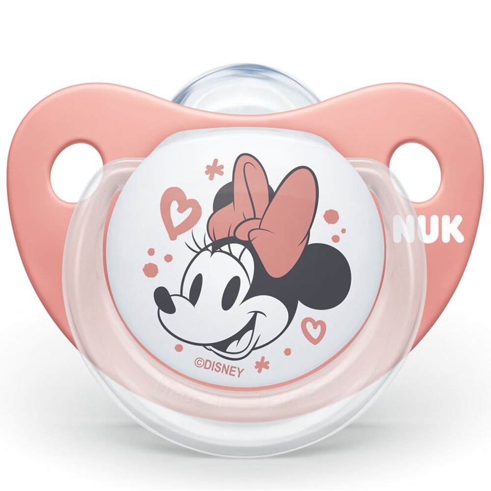 Nuk Trendline Disney Mickey Silicone 0-6 Μηνών Ορθοδοντική Πιπίλα Σιλικόνης 1 Τεμάχιο – Πορτοκαλί