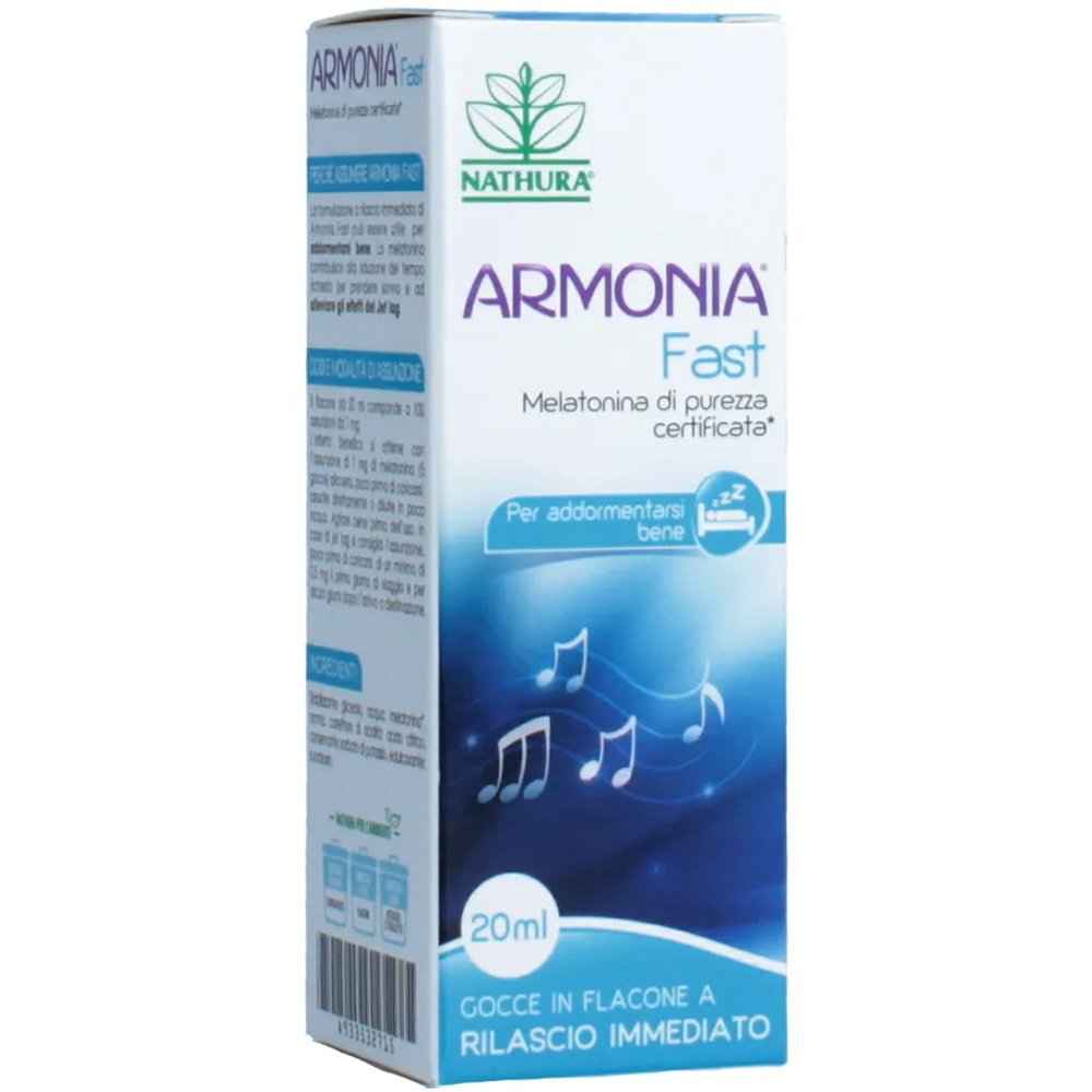 Nathura Armonia Fast Drops Melatonin Συμπλήρωμα Διατροφής με Μελατονίνη για τον Ύπνο 20ml