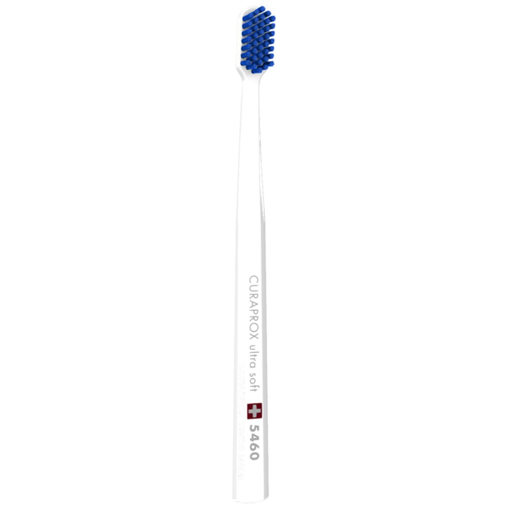Curaprox CS 5460 Ultra Soft Οδοντόβουρτσα με Εξαιρετικά Απαλές & Ανθεκτικές Τρίχες Curen για Αποτελεσματικό Καθαρισμό 1 Τεμάχιο – Λευκό/ Μπλε
