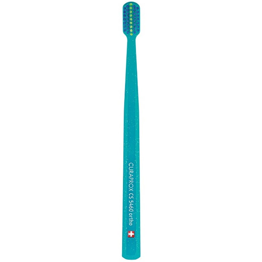 Curaprox CS 5460 Ortho Ultra Soft Ορθοδοντική Οδοντόβουρτσα 1 Τεμάχιο – Πετρόλ / Μπλε