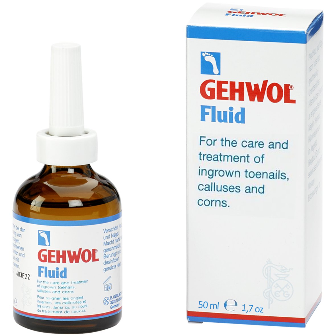 Gehwol Fluid Καταπραϋντικό Υγρό για Ερεθισμένες Παρωνυχίδες, Κάλους & Εισφρήσεις Νυχιών 50ml