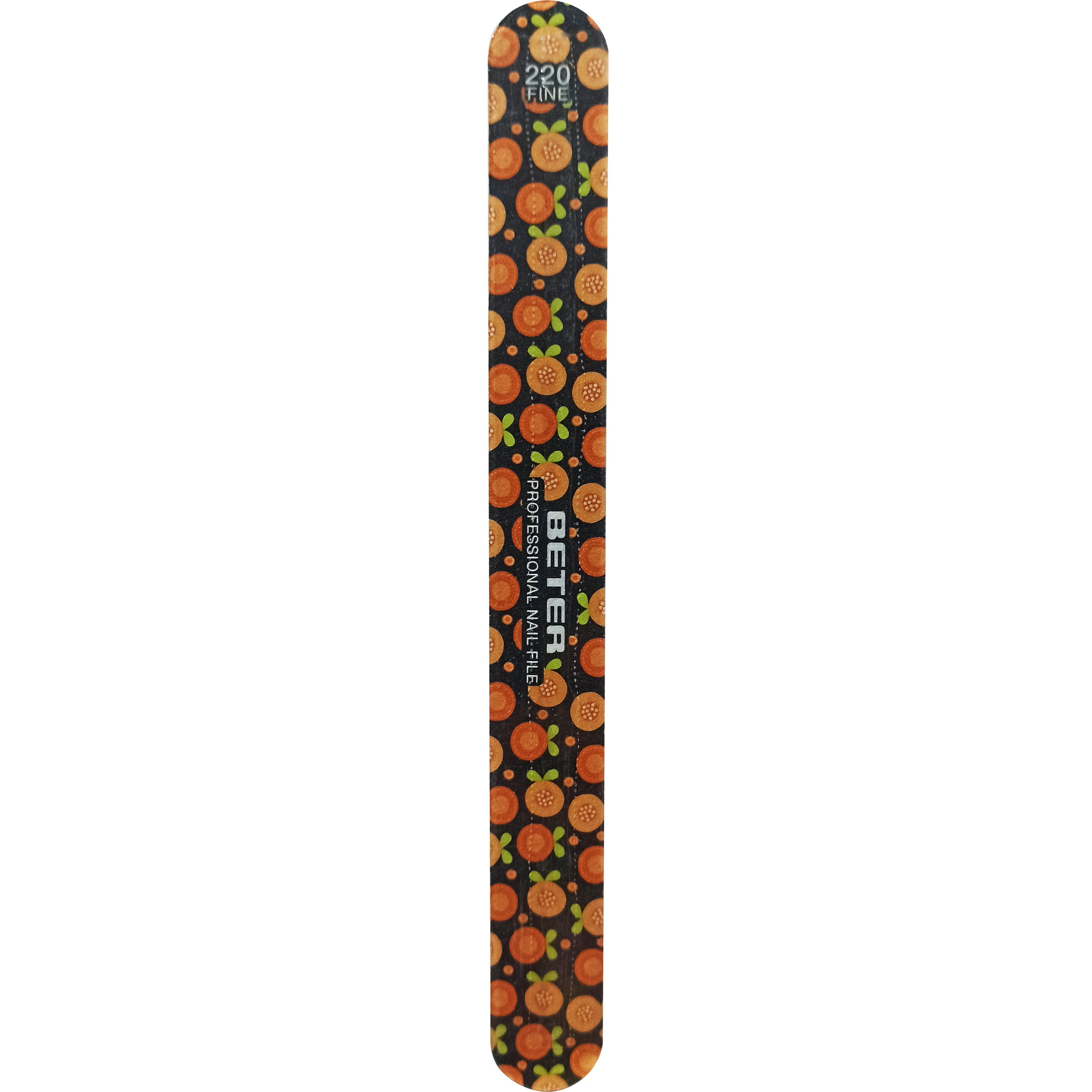Beter No.24962 Χάρτινη Λίμα Νυχιών με Επιφάνειες 180/220grit 1 Τεμάχιο – Πορτοκαλί