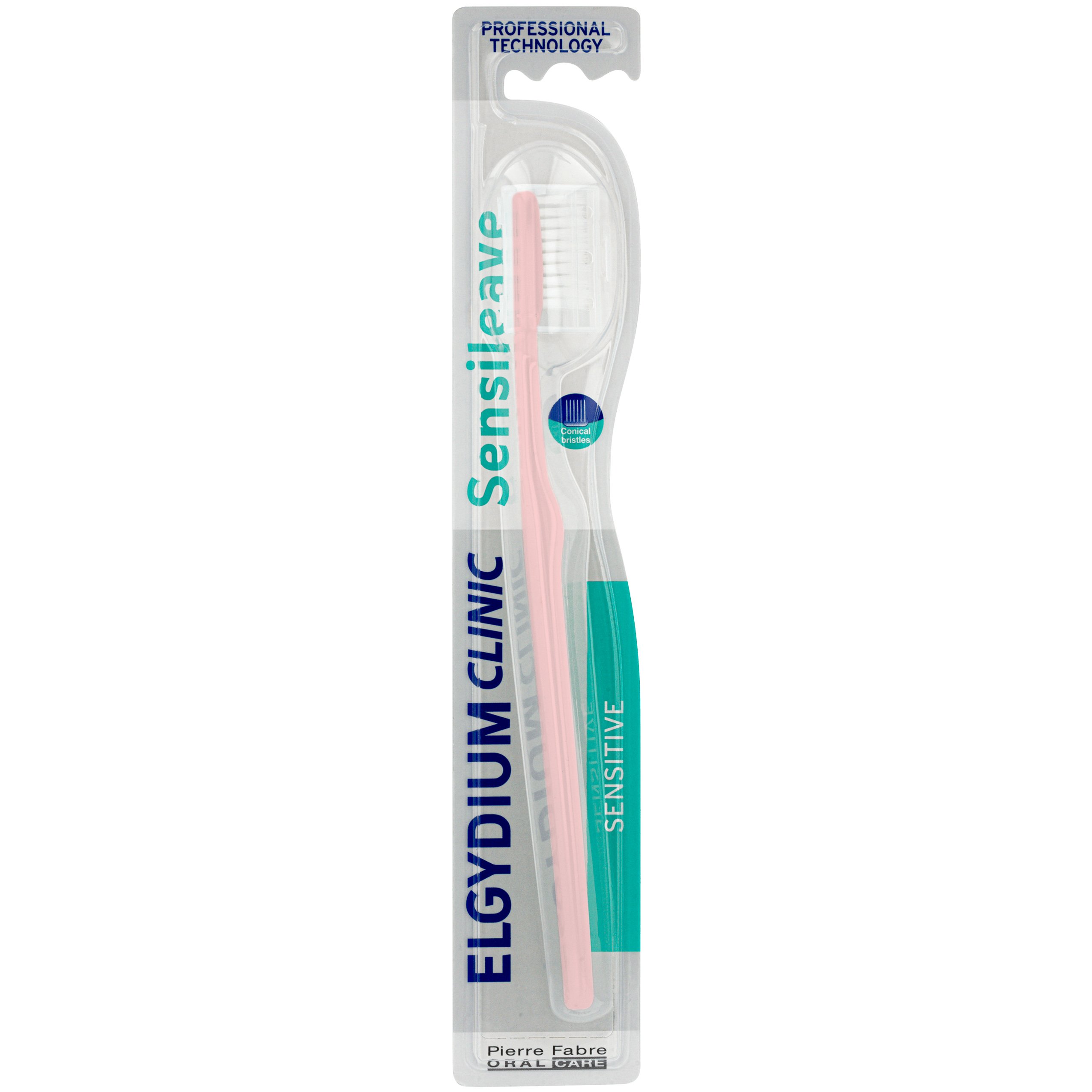 Elgydium Clinic Sensileave Sensitive Toothbrush Μαλακή Οδοντόβουρτσα Κατάλληλη για Ευαίσθητα Δόντια & Ούλα 1 Τεμάχιο – Ροζ