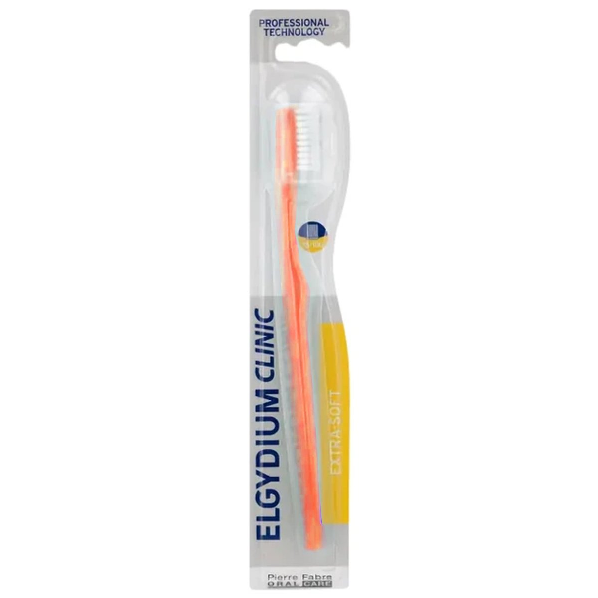 Elgydium Clinic Extra-Soft 15/100 Toothbrush Πολύ Μαλακή Οδοντόβουρτσα Κατάλληλη για Μετεγχειρητική Φροντίδα 1 Τεμάχιο – Πορτοκαλί