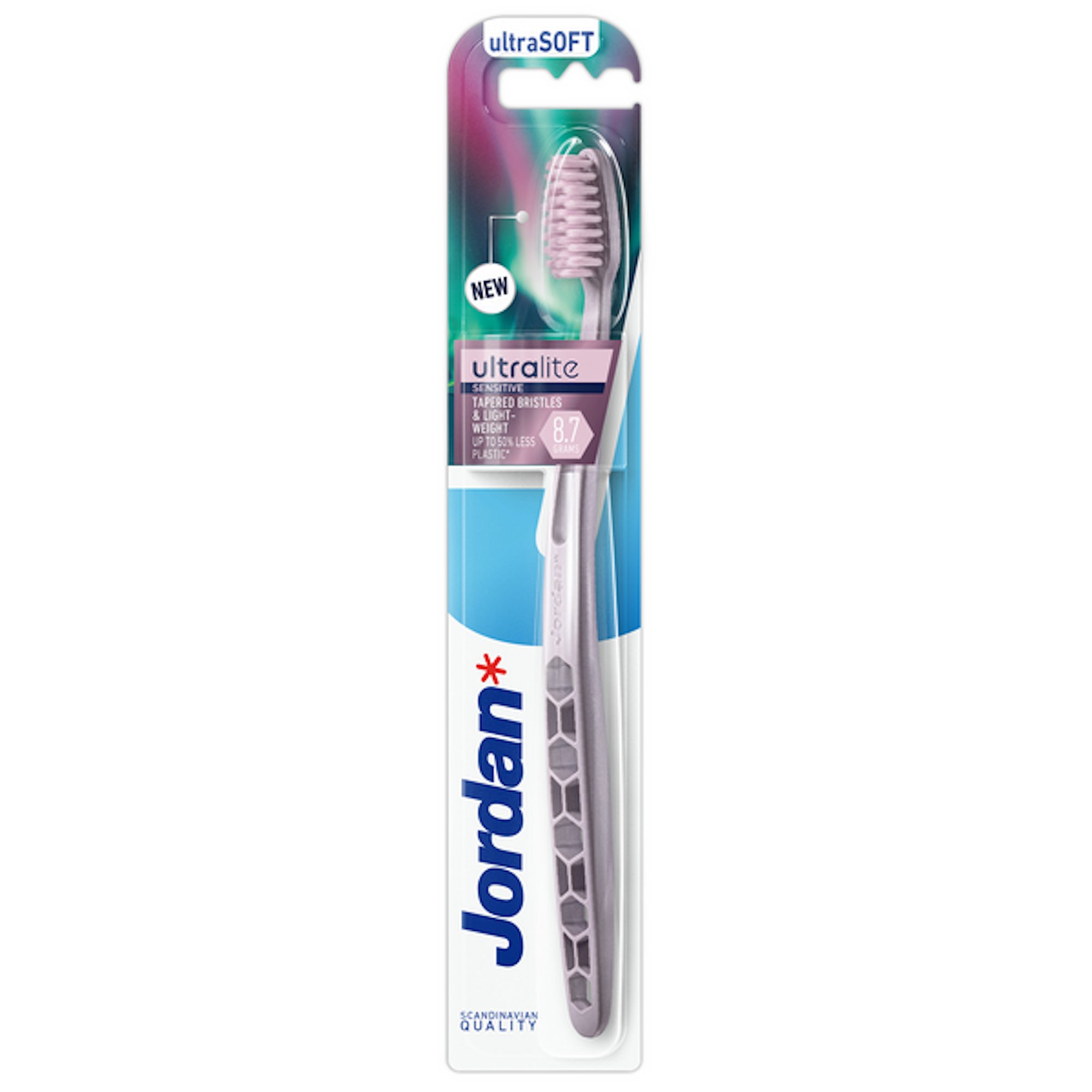Jordan Ultralite Toothbrush UltraSoft 1 Τεμάχιο Εξαιρετικά Μαλακή Οδοντόβουρτσα για Βαθύ Καθαρισμό με Εξαιρετικά Λεπτές Ίνες Κωδ 310093 – Λιλά