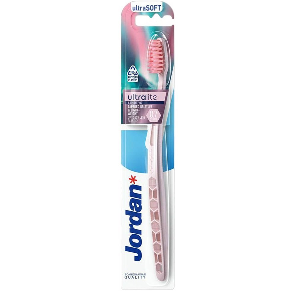 Jordan Ultralite Toothbrush UltraSoft 1 Τεμάχιο Εξαιρετικά Μαλακή Οδοντόβουρτσα για Βαθύ Καθαρισμό με Εξαιρετικά Λεπτές Ίνες Κωδ 310093 – Κρεμ