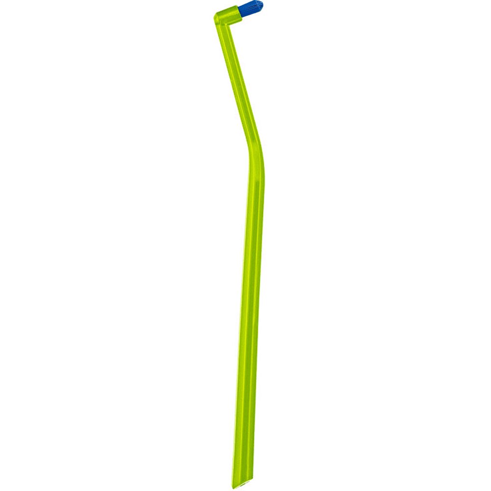 Curaprox 1009 Single Μονοθύσανη Οδοντόβουρτσα Κατάλληλη για Ορθοδοντικούς Μηχανισμούς & Εμφυτεύματα για Βαθύ Καθαρισμό 1 Τεμάχιο – Λαχανί / Μπλε