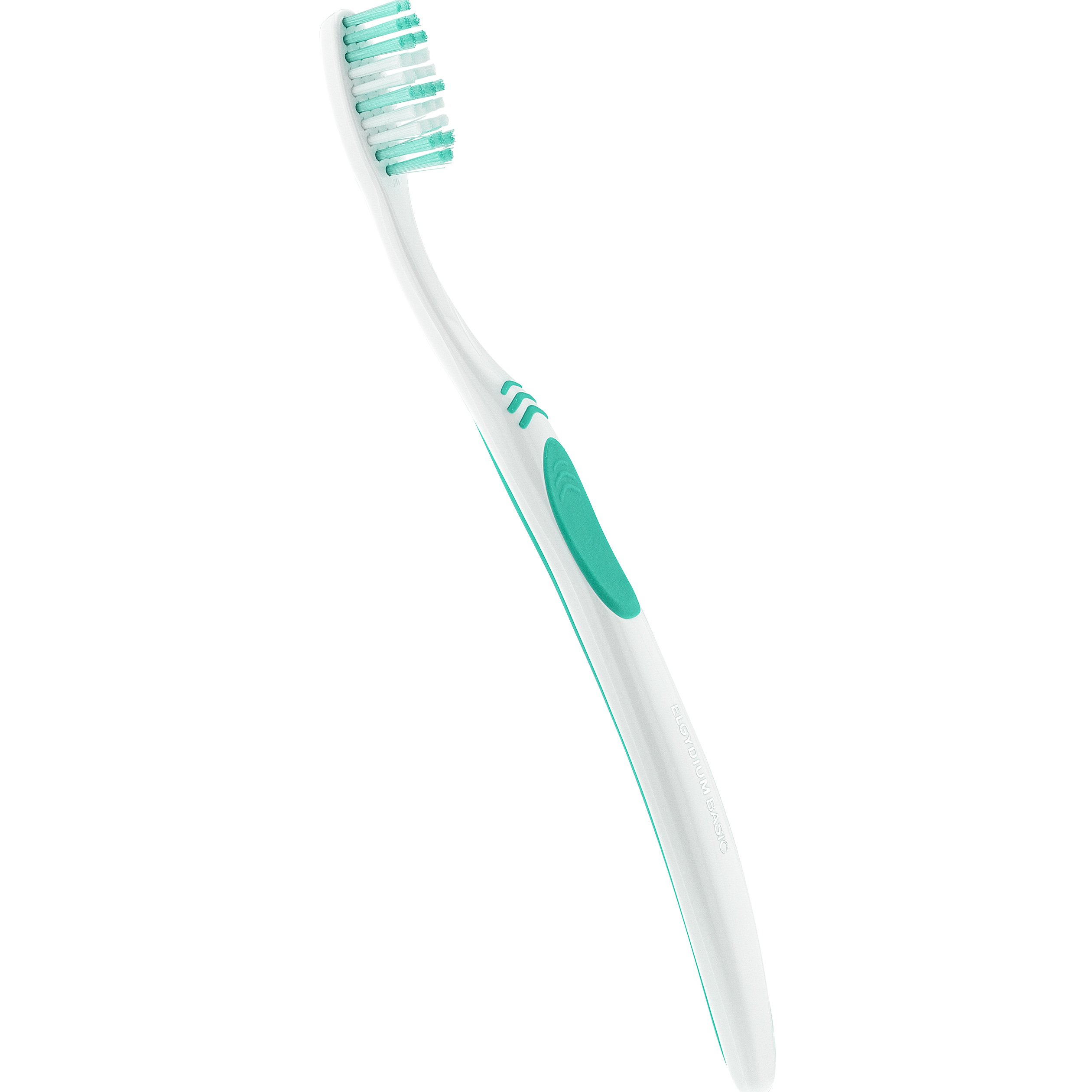 Elgydium Basic Medium Toothbrush Χειροκίνητη Μέτριας Σκληρότητας Οδοντόβουρτσα με Εργονομική Λαβή 1 Τεμάχιο - Βεραμάν