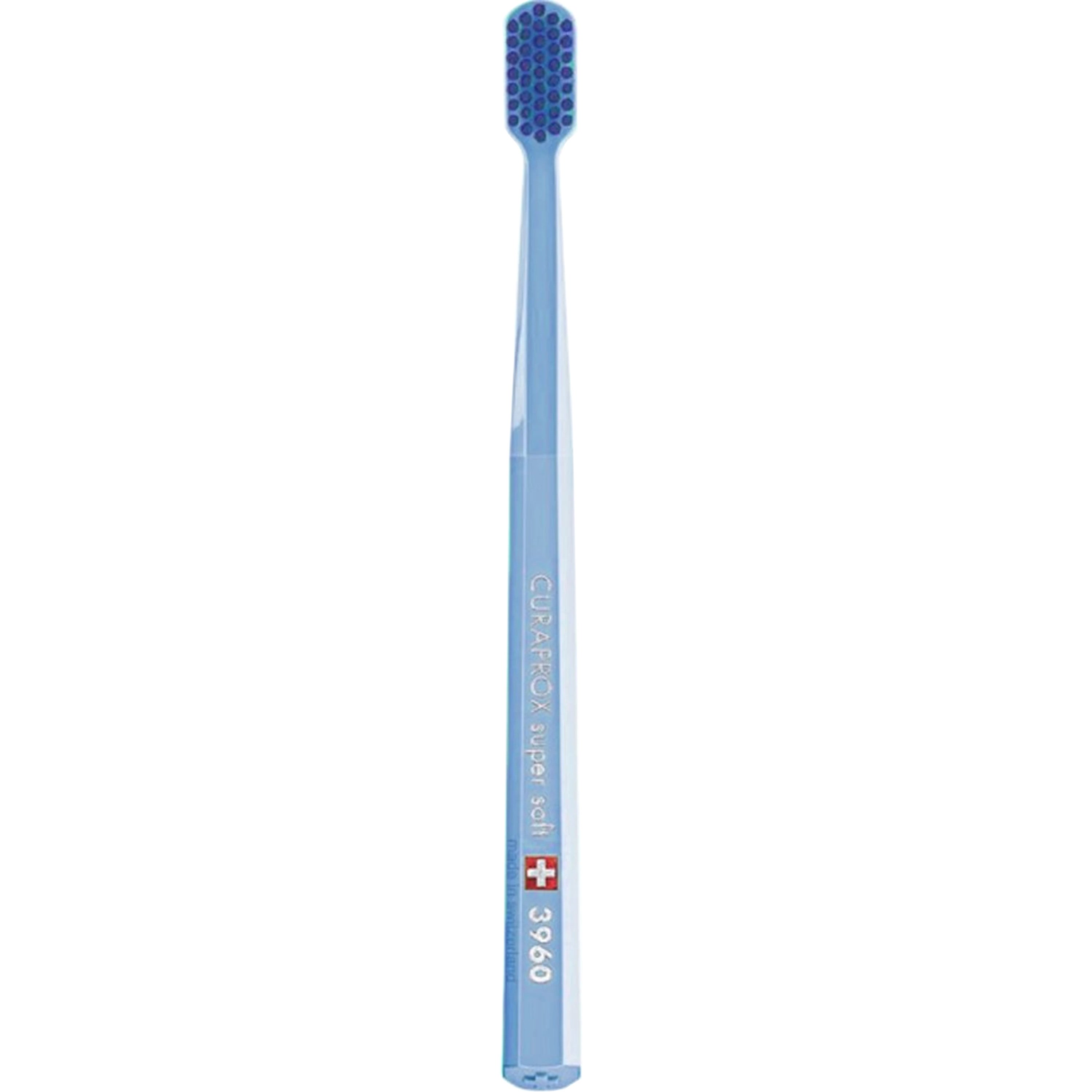 Curaprox Curaprox CS 3960 Super Soft Toothbrush Οδοντόβουρτσα με Εξαιρετικά Απαλές & Ανθεκτικές Ίνες Curen για Αποτελεσματικό Καθαρισμό 1 Τεμάχιο Γαλάζιο/ Μπλε