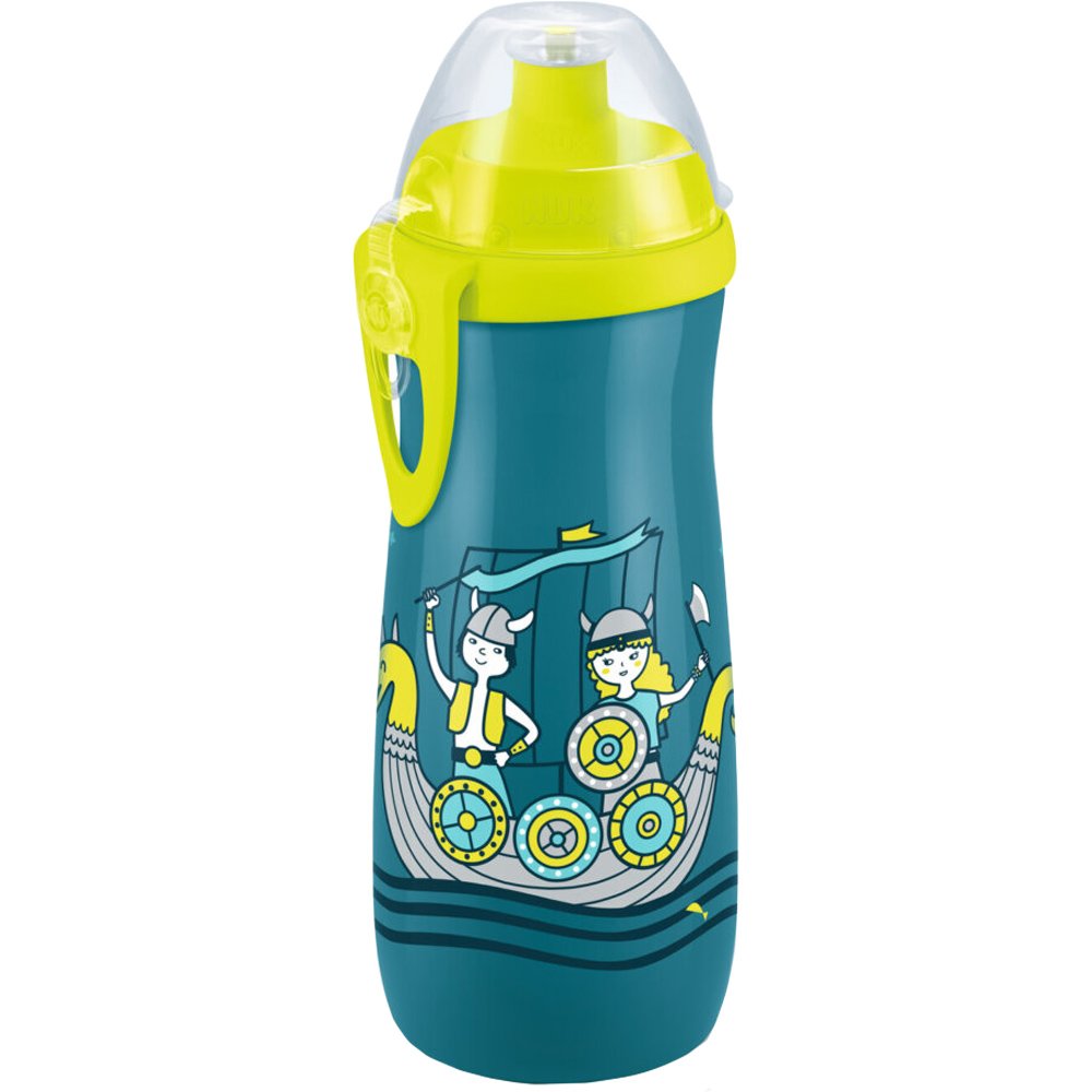 Nuk Nuk First Choice Sports Cup 36m+ Παγουράκι με Πρακτικό Καπάκι & Μοντέρνα Σχέδιο για Χρήση στο Παιχνίδι & τον Αθλητισμό 450ml