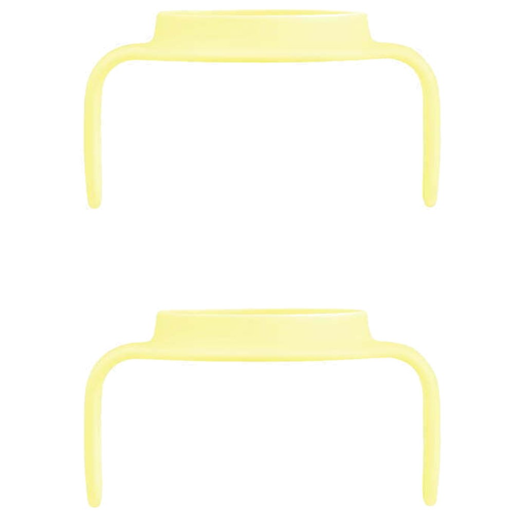 Mam Mam Hold my Cup 4m+ Non-Slip Handles Χερουλάκια για Ποτήρια με Αντιολισθητικές Λαβές 2 Τεμάχια - Κίτρινο