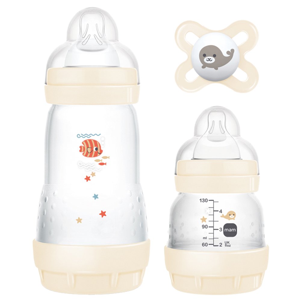 Mam Mam Promo Easy Start Anti-Colic Starter Set 0m+ Κωδ 655G, 1 Τεμάχιο - Κρεμ