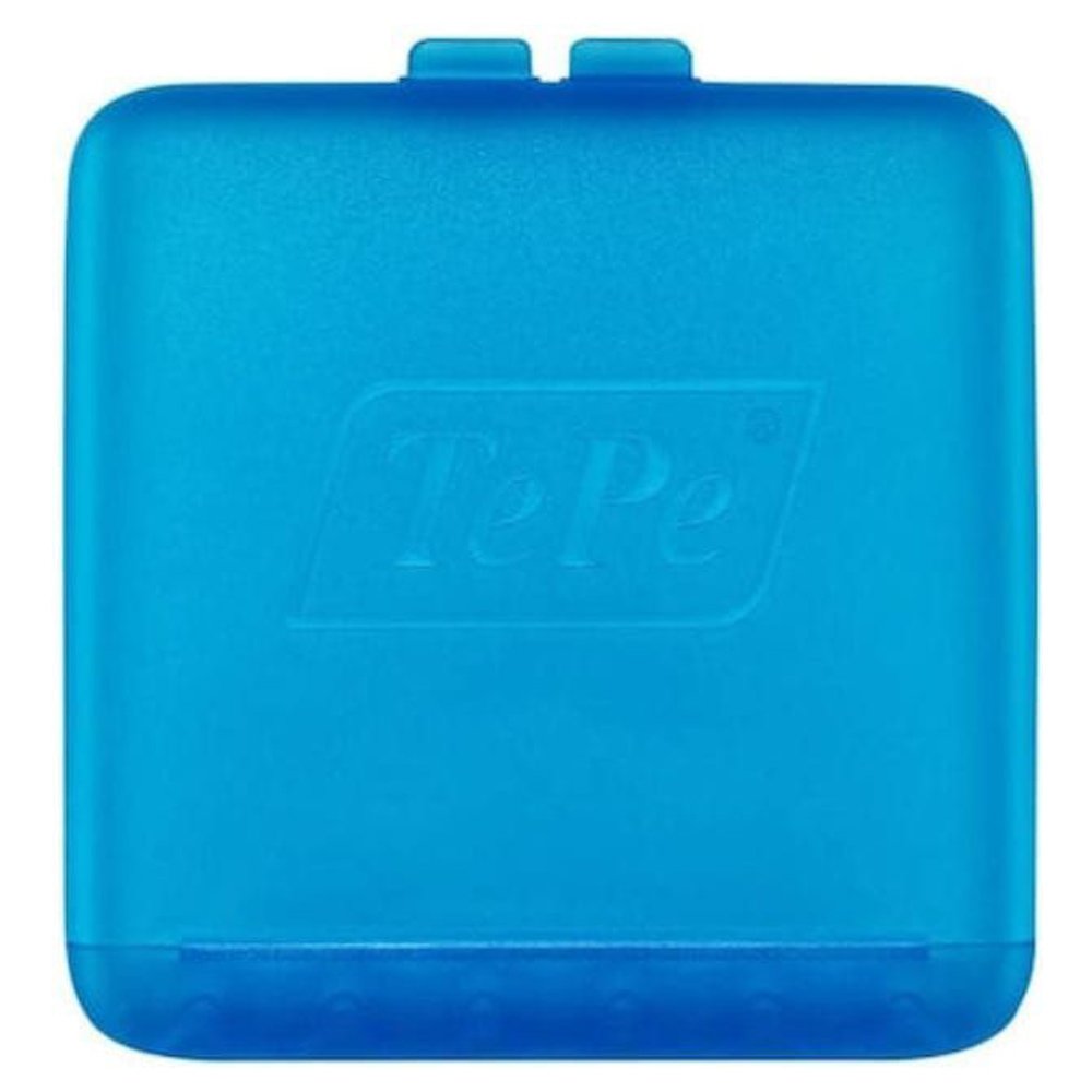 Tepe TePe Travel Case Πρακτική Θήκη Ταξιδιού για τα Μεσοδόντια Βουρτσάκια της Tepe 1 Τεμάχιο - Μπλε