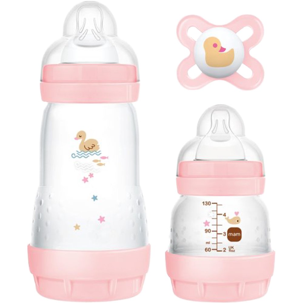Mam Mam Promo Easy Start Anti-Colic Starter Set 0m+ Κωδ 655G, 1 Τεμάχιο - Ροζ