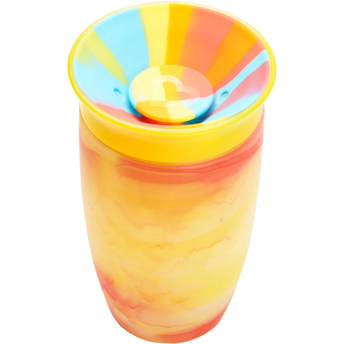 Munchkin Munchkin Miracle 360 Spill-Proof Cup 12m+ Παιδικό Ποτηράκι Χωρίς Στόμιο που δε Στάζει 296ml - Πορτοκαλί