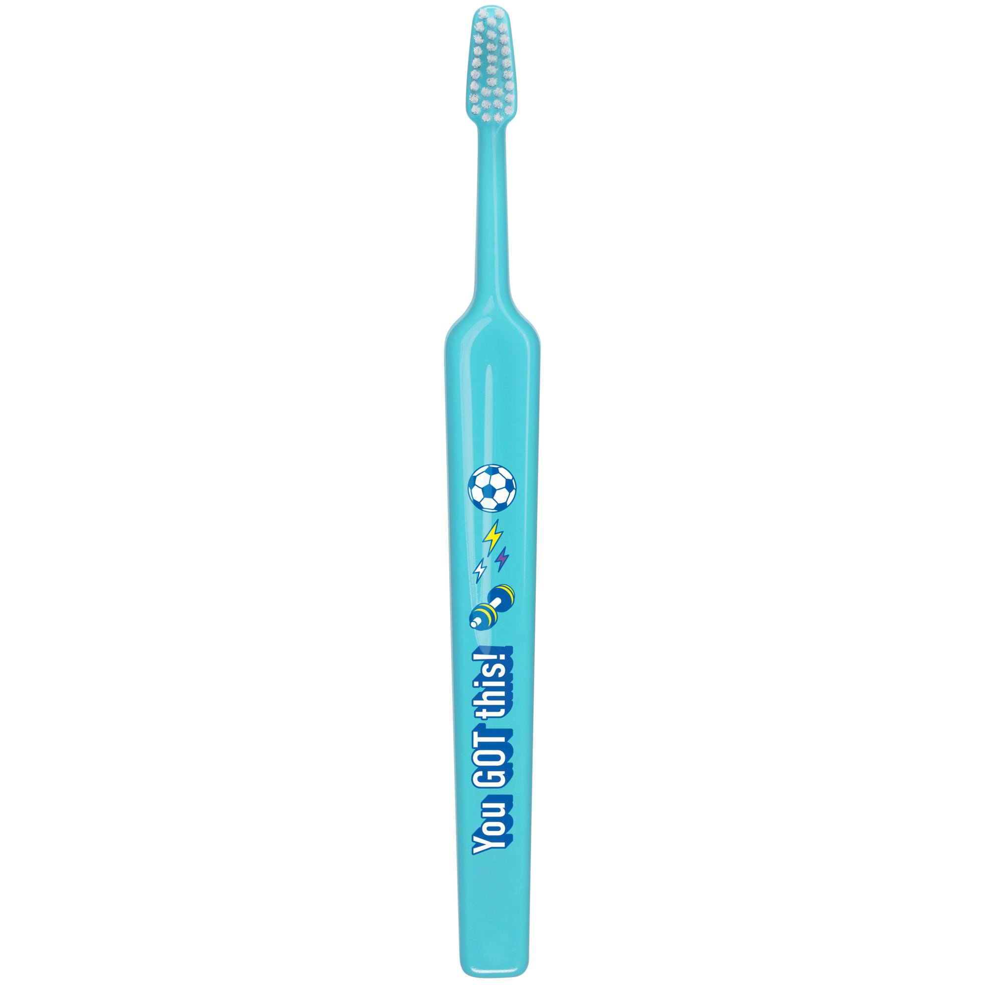 TePe Kids Soft Toothbrush 6+ Years Παιδική Οδοντόβουρτσα με Μαλακές Ίνες & Ευχάριστα Σχέδια 1 Τεμάχιο - Γαλάζιο