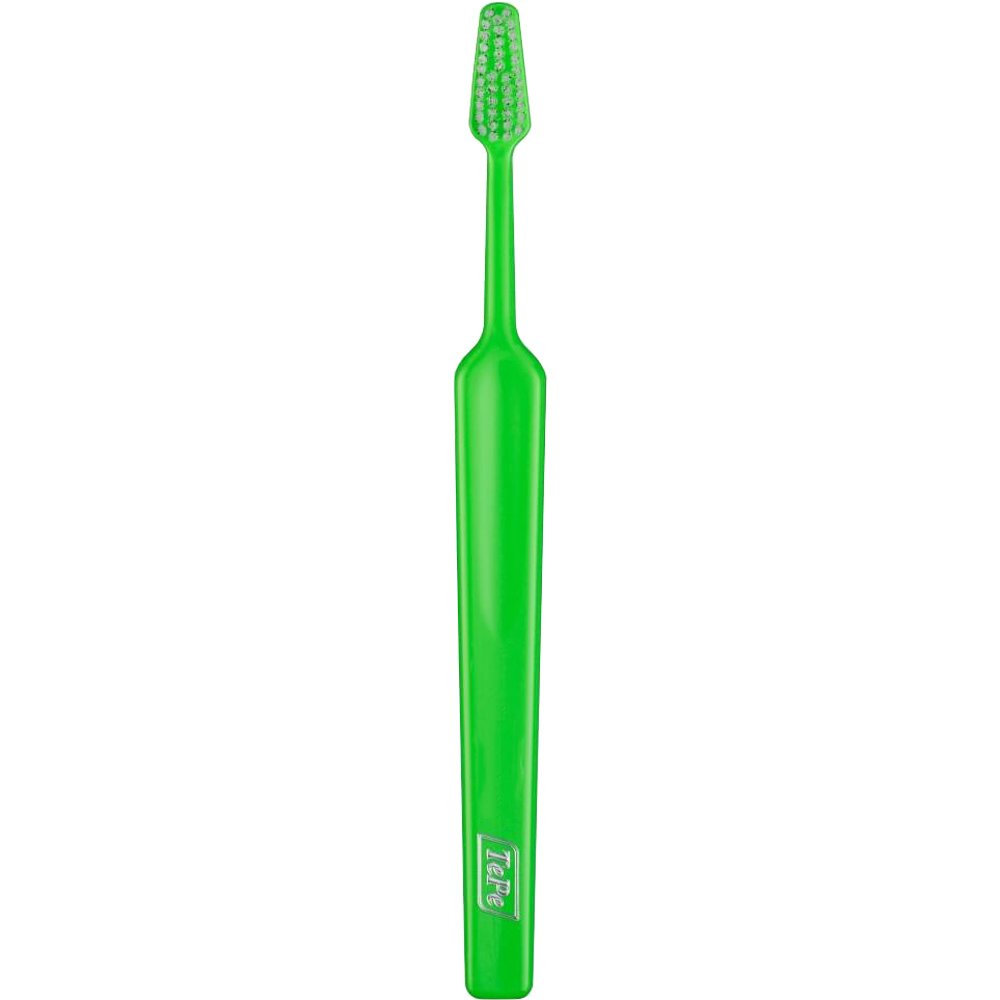TePe Select Compact Medium Toothbrush Μέτρια Οδοντόβουρτσα με Μικρή Κωνική Κεφαλή για Αποτελεσματικό Καθαρισμό 1 Τεμάχιο - Πράσινο