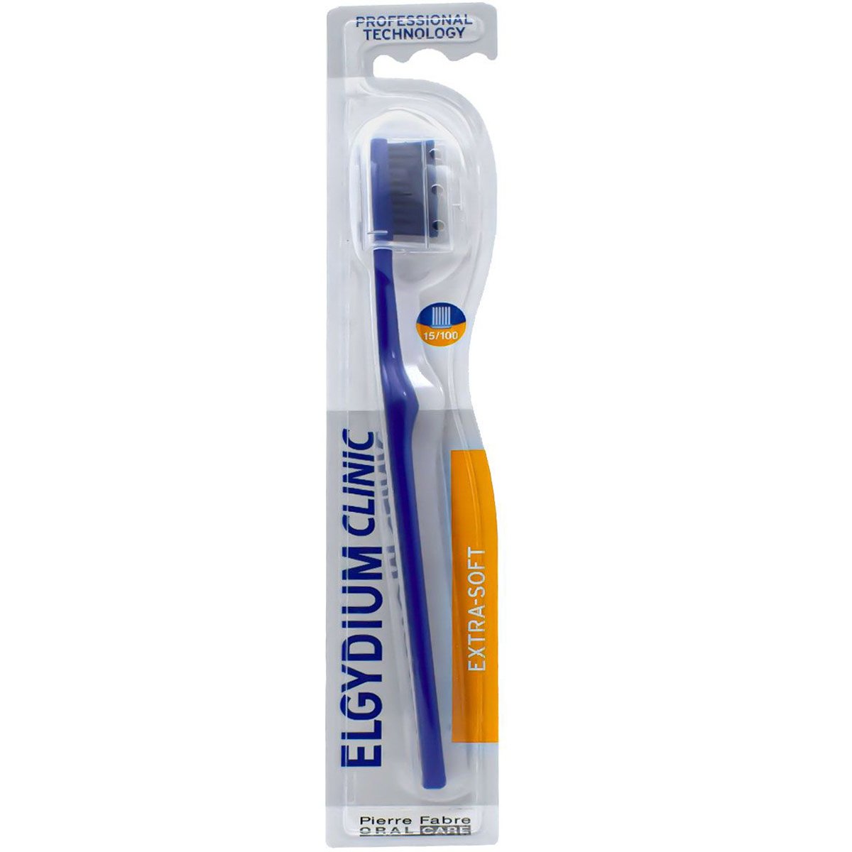 Elgydium Clinic 15/100 Extra Soft Toothbrush Εξαιρετικά Μαλακή Οδοντόβουρτσα Κατάλληλη για Μετεγχειρητική Φροντίδα 1 Τεμάχιο - Μπλε 2