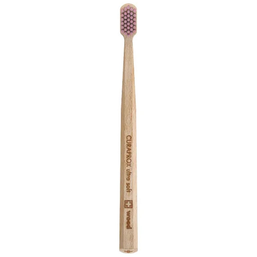 Curaprox Curaprox CS Wood 4440 Ultra Soft Toothbrush Μαλακή Οδοντόβουρτσα Κατασκευασμένη Από Ανθεκτικό Ξύλο Οξιάς 1 Τεμάχιο - Ροζ