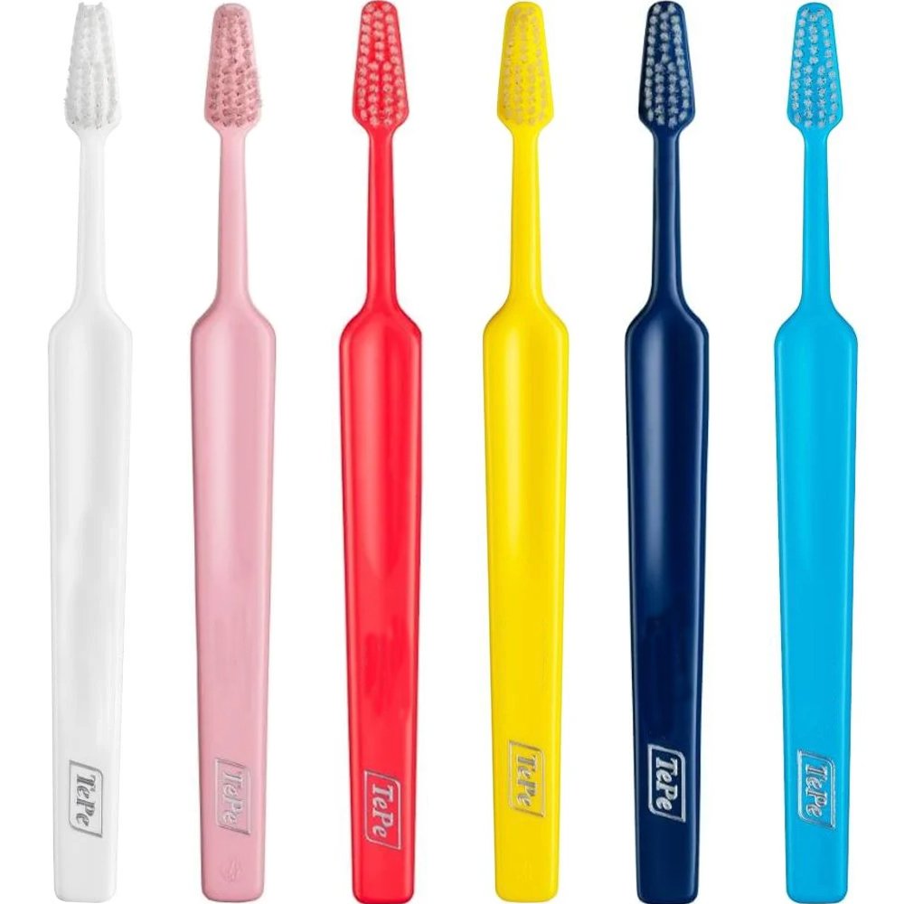 TePe Select Soft Toothbrush 6 Τεμάχια Μαλακές Οδοντόβουρτσες με Κωνική Κεφαλή για Αποτελεσματικό Καθαρισμό σε Διάφορα Χρώματα - Multicolor 11