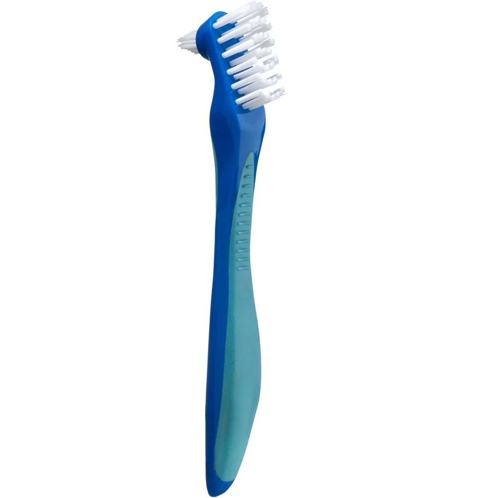 Gum Denture Brush Οδοντόβουρτσα για Τεχνητή Οδοντοστοιχία 1 Τεμάχιο - Μπλε