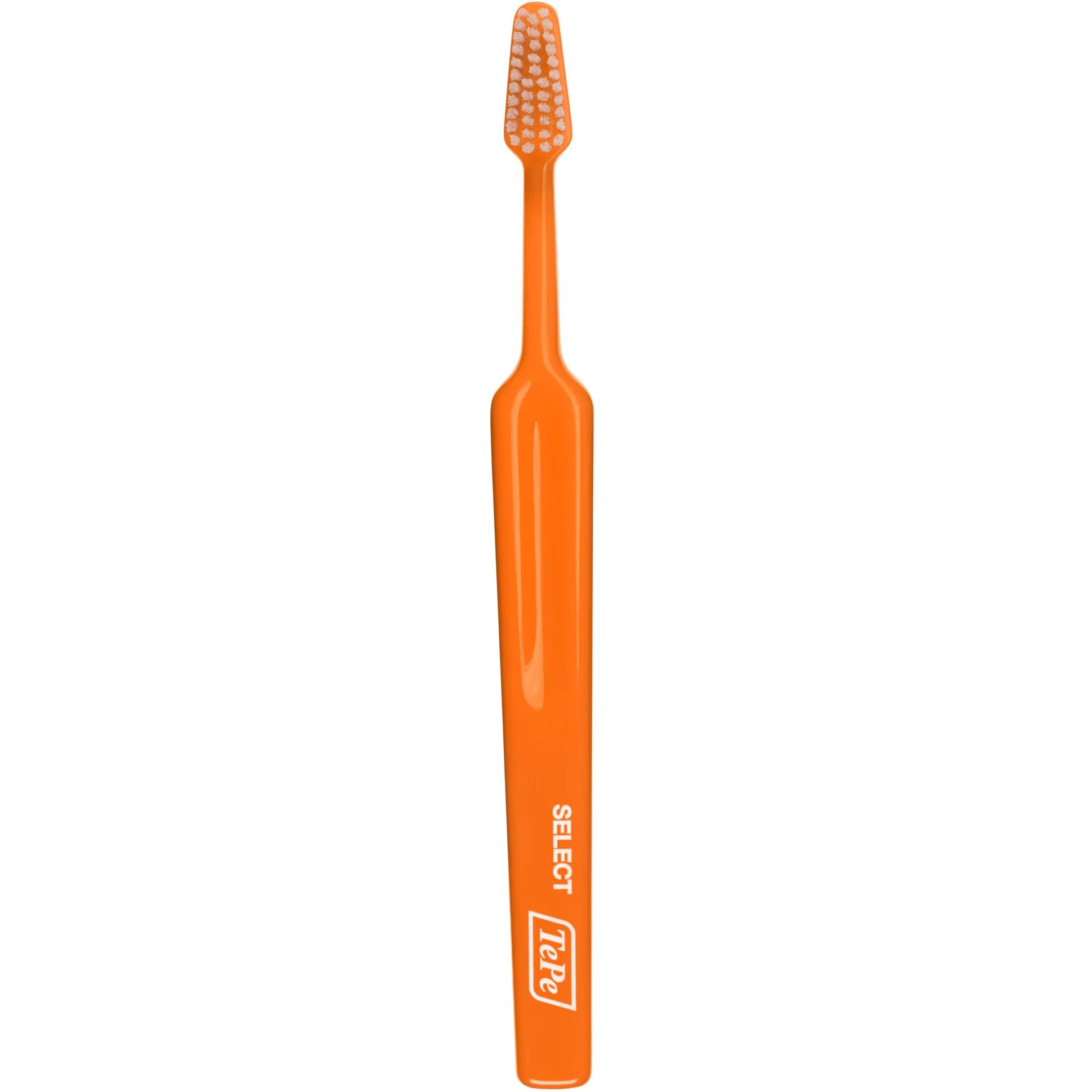 Tepe Select Medium Toothbrush Οδοντόβουρτσα με Μέτριας Σκληρότητας Ίνες για Βαθύ Καθαρισμό 1 Τεμάχιο - Πορτοκαλί