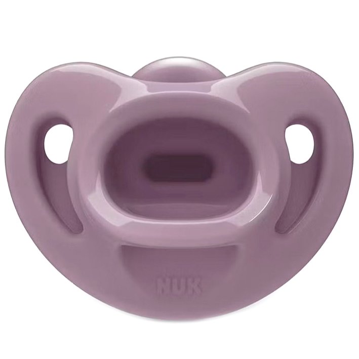 Nuk Sensitive Silicone Soother Soft 0-6m Πιπίλα από 100% Σιλικόνη Εξαιρετικά Μαλακή & Εύκαμπτη 1 Τεμάχιο - Σάπιο Μήλο