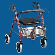 Johns ROLLATOR ΤΡΟΧΗΛΑΤΟΣ ΠΕΡΙΠΑΤΗΤΗΡΑΣ (4 ΡΟΔΕΣ) 24104