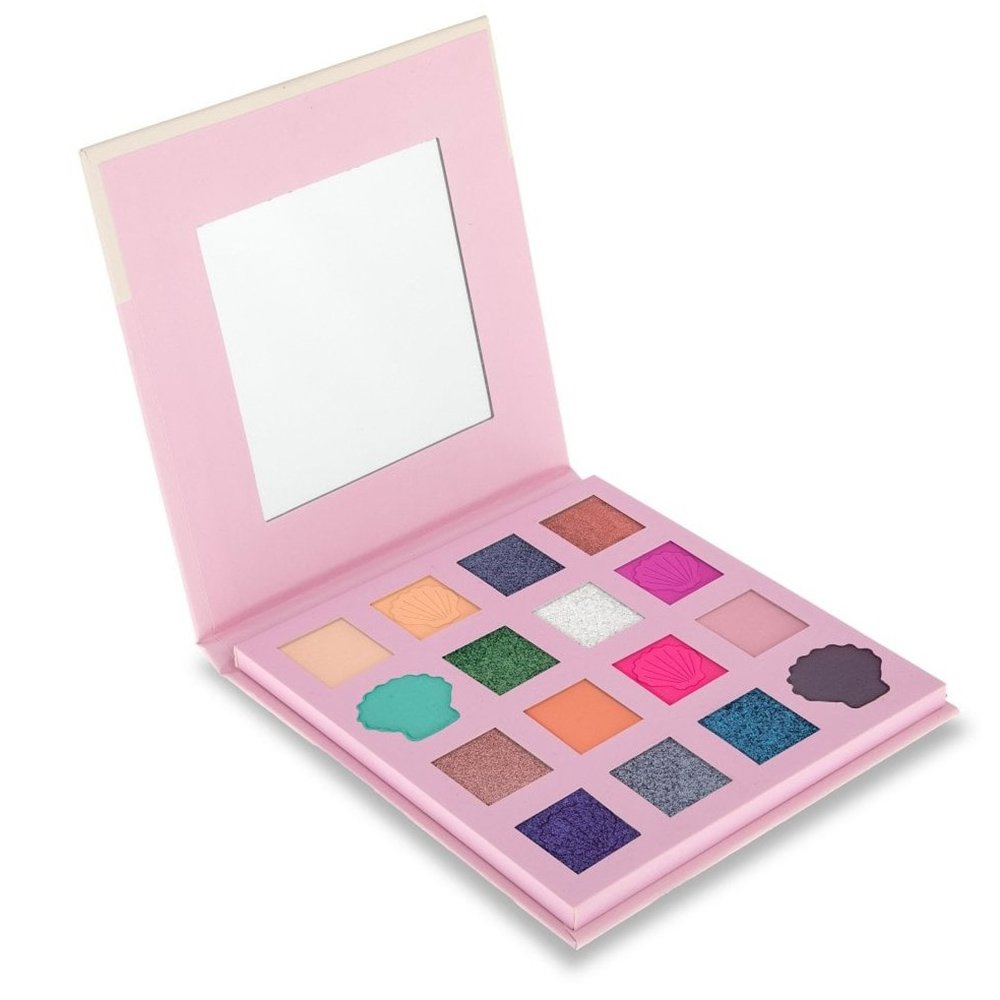 Mad Beauty Mad Beauty Disney Princess Ariel Eyeshadow Palette Wave Maker Edition Σκιές Ματιών σε Φωτεινές & Μεταλλικές Αποχρώσεις Κωδ 99194, 1 Τεμάχιο