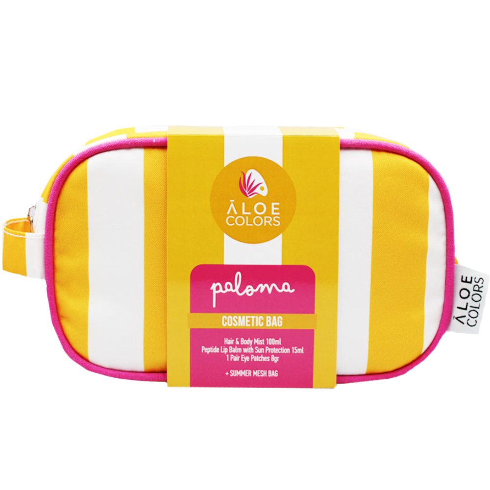 Aloe Colors Promo Paloma Hair & Body Mist 100ml & Peptide With Sun Protection Lip Balm 15ml & Eye Patches 1 Τεμάχιο & Δώρο Summer Mesh Bag & Δώρο Νεσεσέρ 1 Τεμάχιο