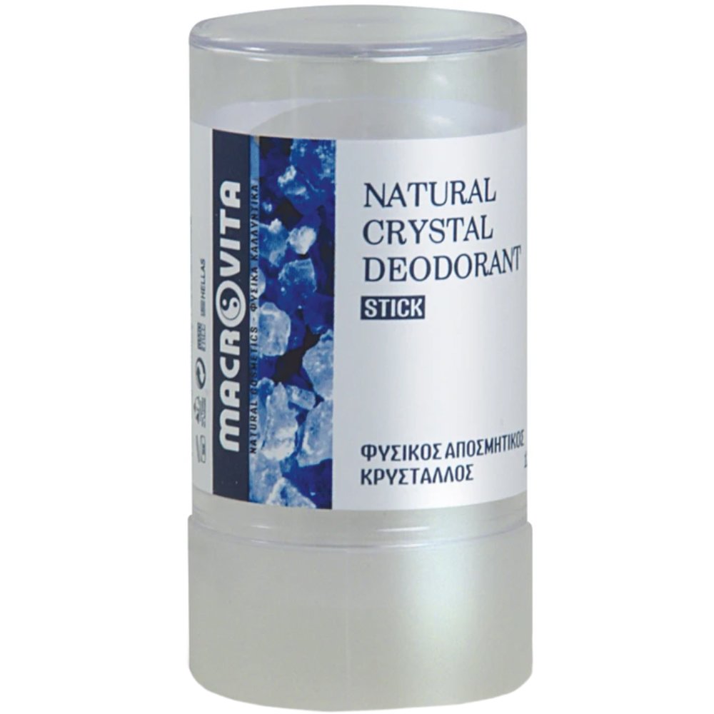 Macrovita Natural Crystal Deodorant Stick Φυσικός Αποσμητικός Κρύσταλλος Χωρίς Άρωμα 120gr