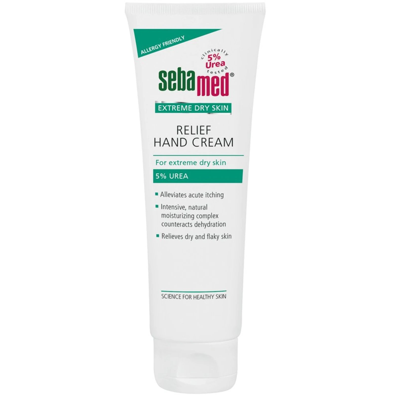 Sebamed Relief Hand Cream 5% Urea Ενυδατική Κρέμα Χεριών με Ουρία για Πολύ Ξηρό Δέρμα 75ml