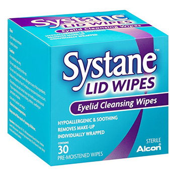 Alcon Systane Lid Wipes Μαντηλάκια Καθαρισμου των Βλεφάρων 30wipes