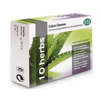 Esi 10 Herbs Colon Cleanse Για την Αντιμετώπιση της Δυσκοιλιότητας 30 tabs