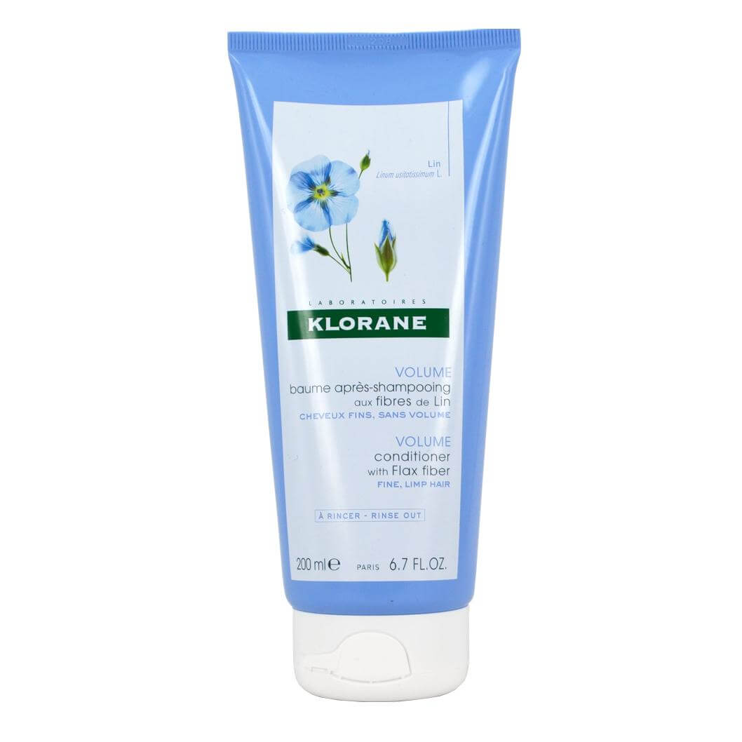 Volume Baume Apres Shampooing 200ml – Klorane,Μαλακτική Κρέμα για Μετά το το Λούσιμο με Ίνες Λιναριού