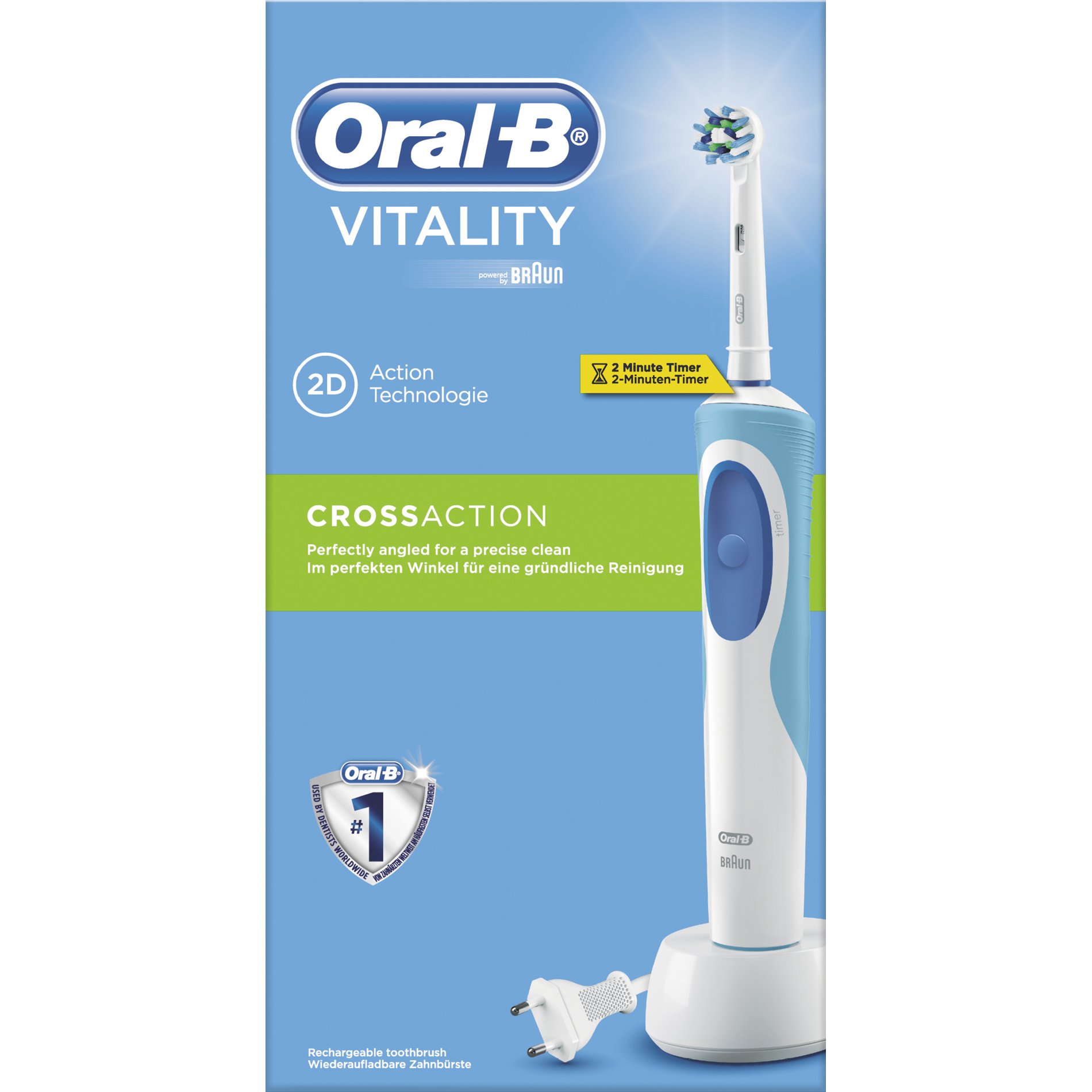 Oral-B Vitality Deluxe Επαναφορτιζόμενη Ηλεκτρική Οδοντόβουρτσα