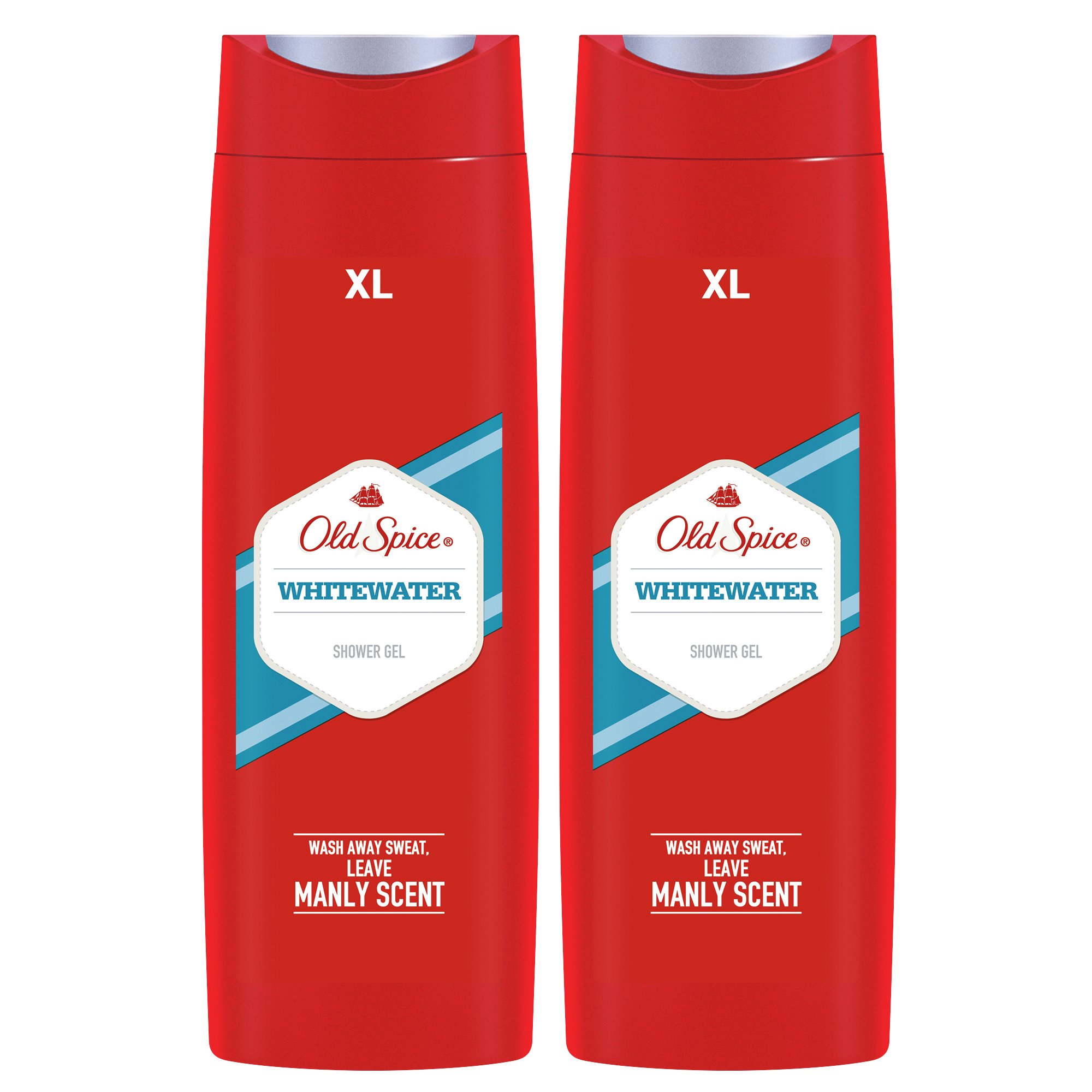 Old Spice Πακέτο Προσφοράς Whitewater Shower Gel For Men Αφρόλουτρο με Συναρπαστικό Άρωμα Μόνο για Άνδρες 2x400ml