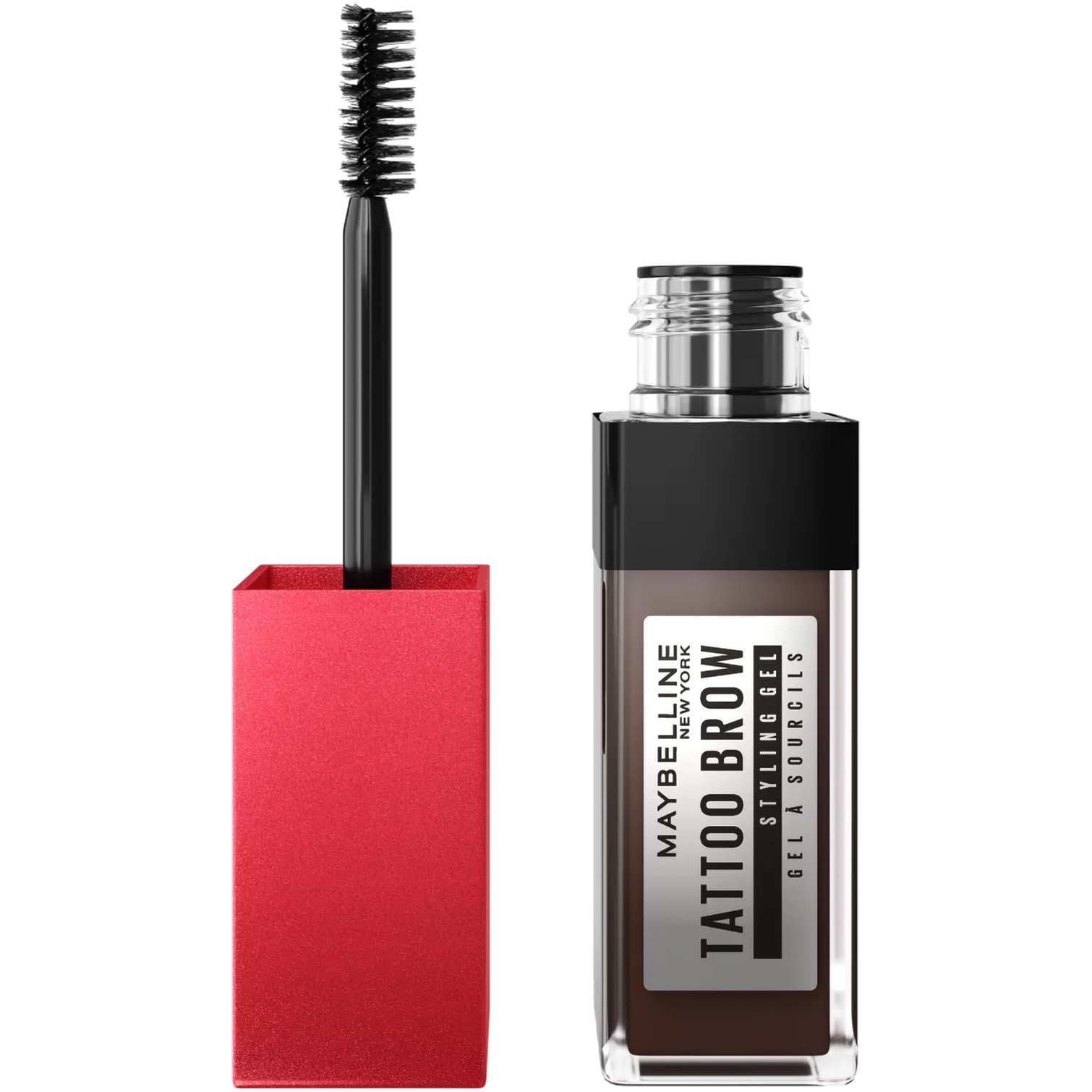 Maybelline Tattoo Brow 36H Styling Gel Αδιάβροχο Gel Φρυδιών που Διαρκεί, για Περιποιημένα & Γεμάτα Φρύδια 6ml - 260 Deep Brown