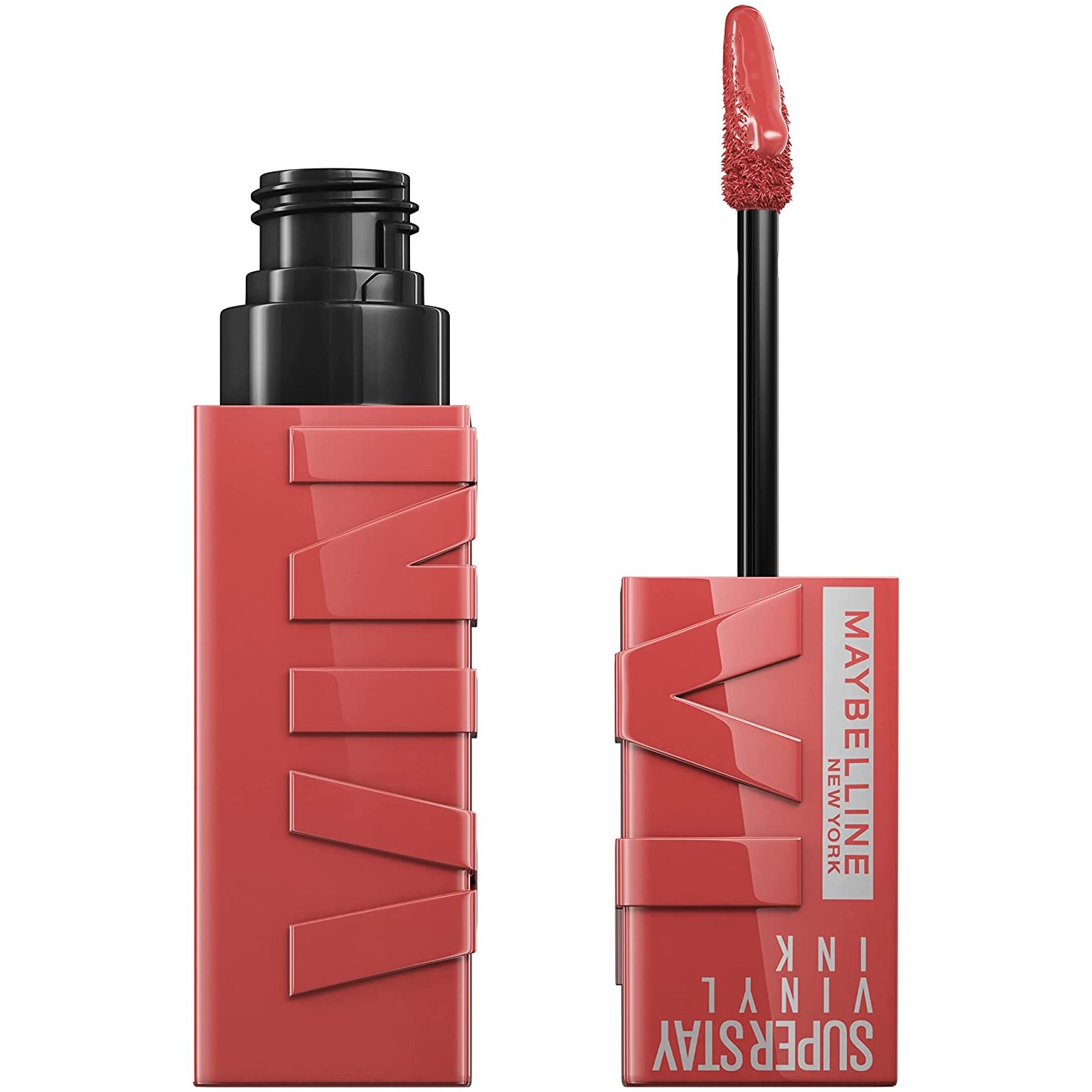 Maybelline New York Superstay Vinyl Ink Υγρό Κραγιόν με Vinyl Τελείωμα για Χείλη με Έντονο Χρώμα & Διάρκεια 1 Τεμάχιο – 15. Peachy