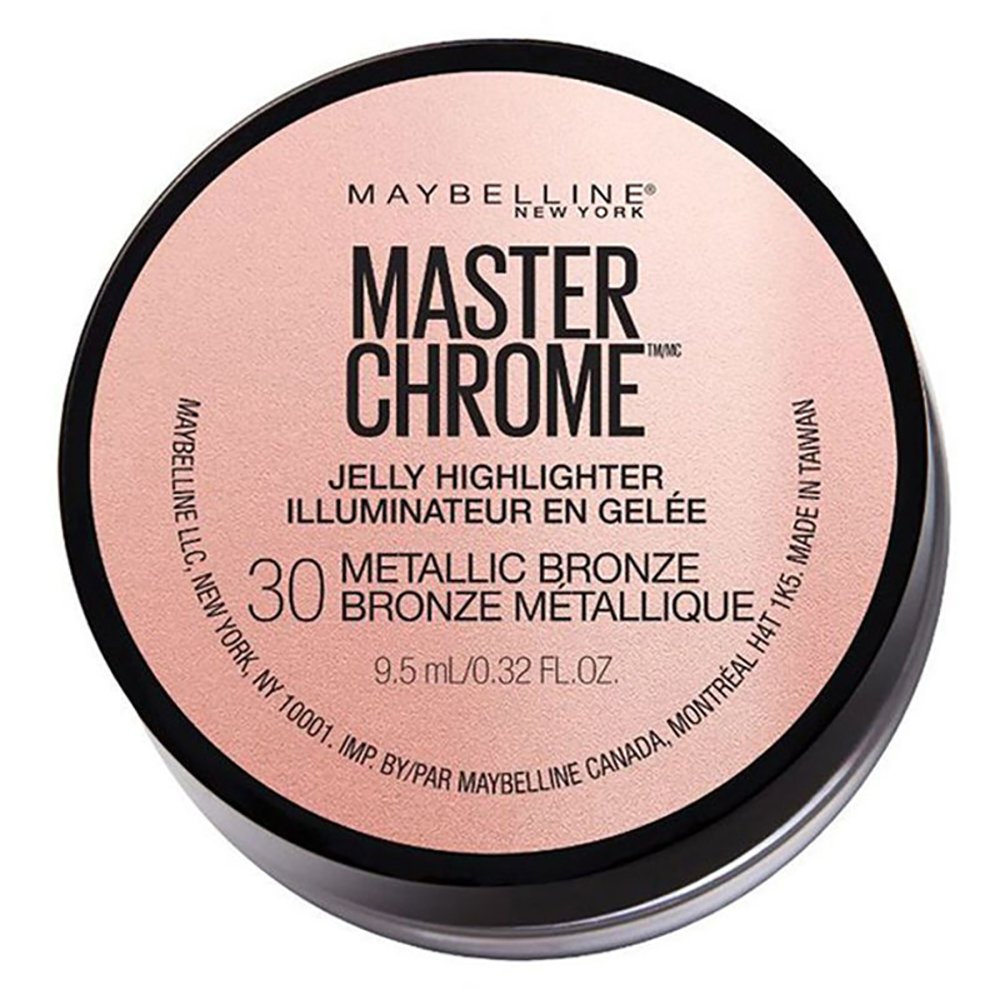 Maybelline Face Studio Chrome Jelly Highlighter No 30 Metallic Bronze για Εντυπωσιακή Λάμψη και Ένα Glowy Αποτέλεσμα 9.5ml
