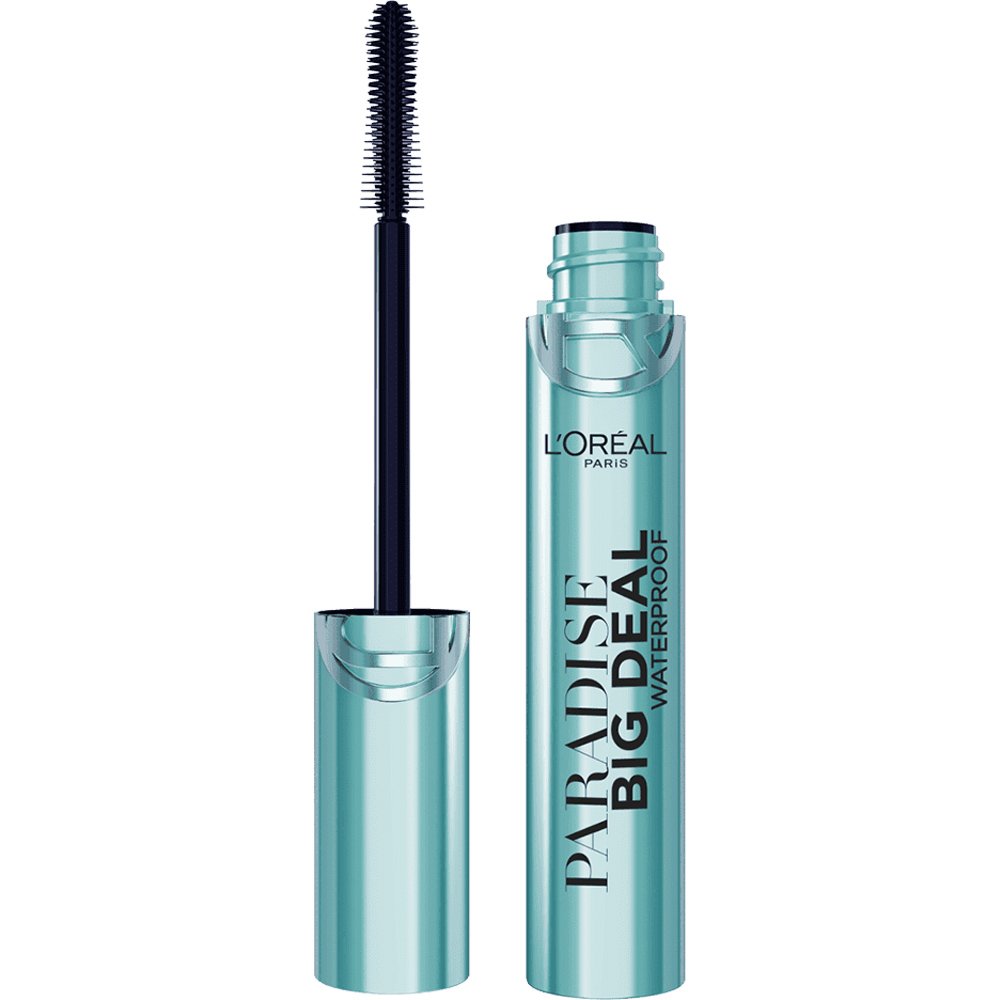 L'Oreal Paris Paradise Big Deal Black Waterproof Mascara Αδιάβροχη Μάσκαρα για Έντονες & Εντυπωσιακές Βλεφαρίδες με Ελαφριά Σύνθεση 9.9ml