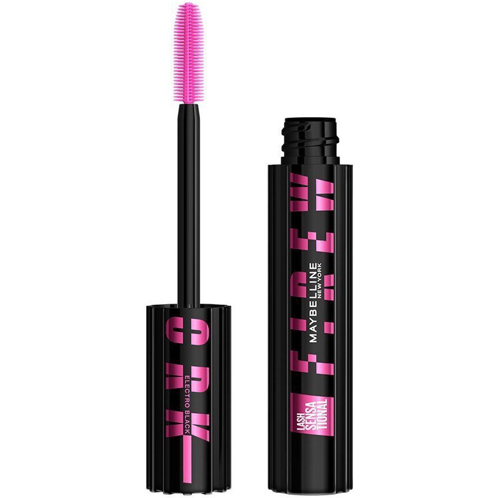 Maybelline Lash Sensational Firework Mascara Electro Black Μάσκαρα για Μακριές Βλεφαρίδες με Εφέ Βεντάλιας 10ml